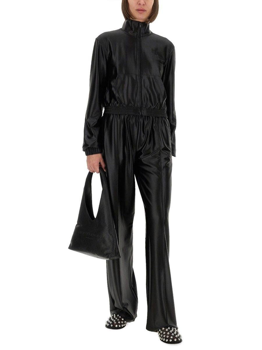 ALEXANDER WANG Sleek Polyester Trousers for Women - FW25 Collection