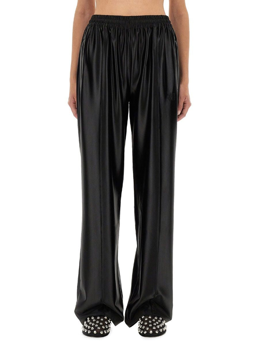ALEXANDER WANG Sleek Polyester Trousers for Women - FW25 Collection
