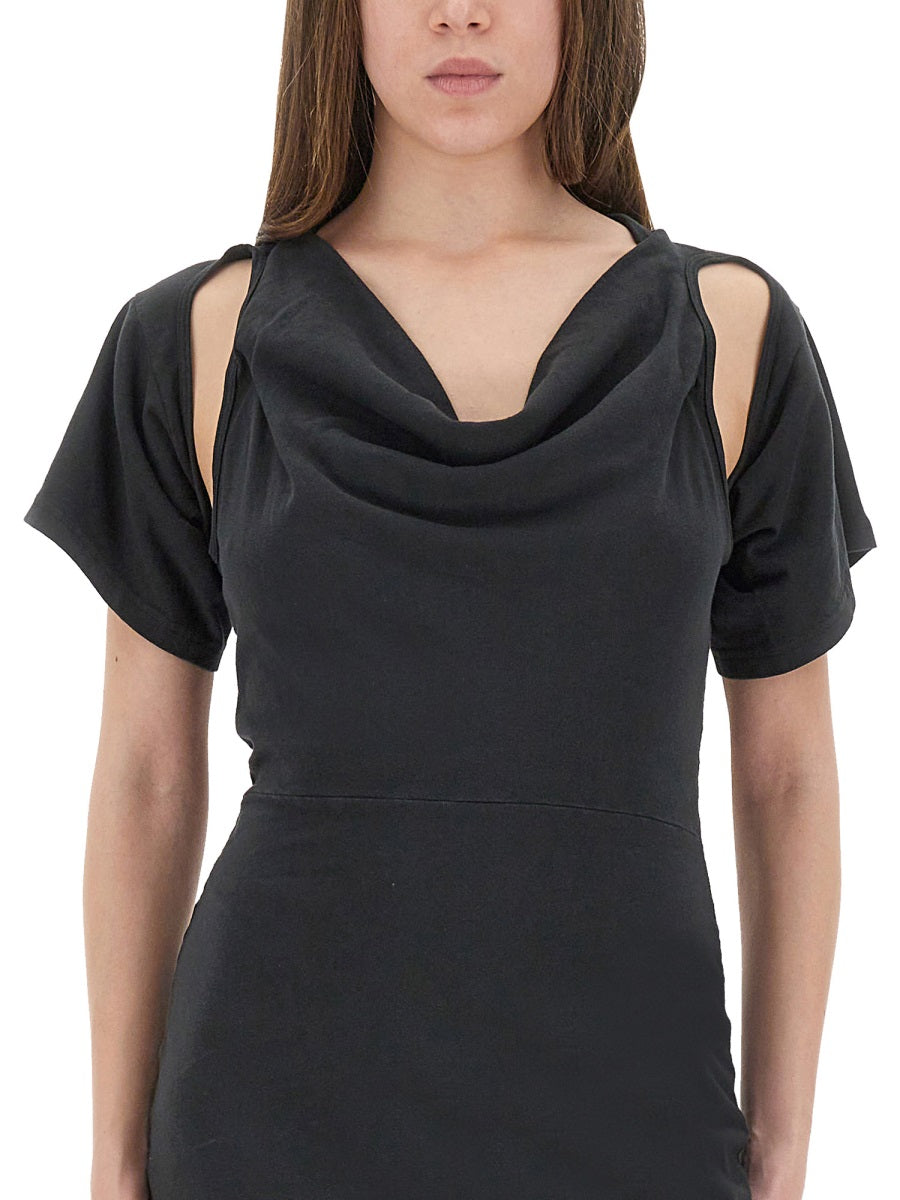 T BY ALEXANDER WANG Organic Cotton Dress for Women - FW25 Collection