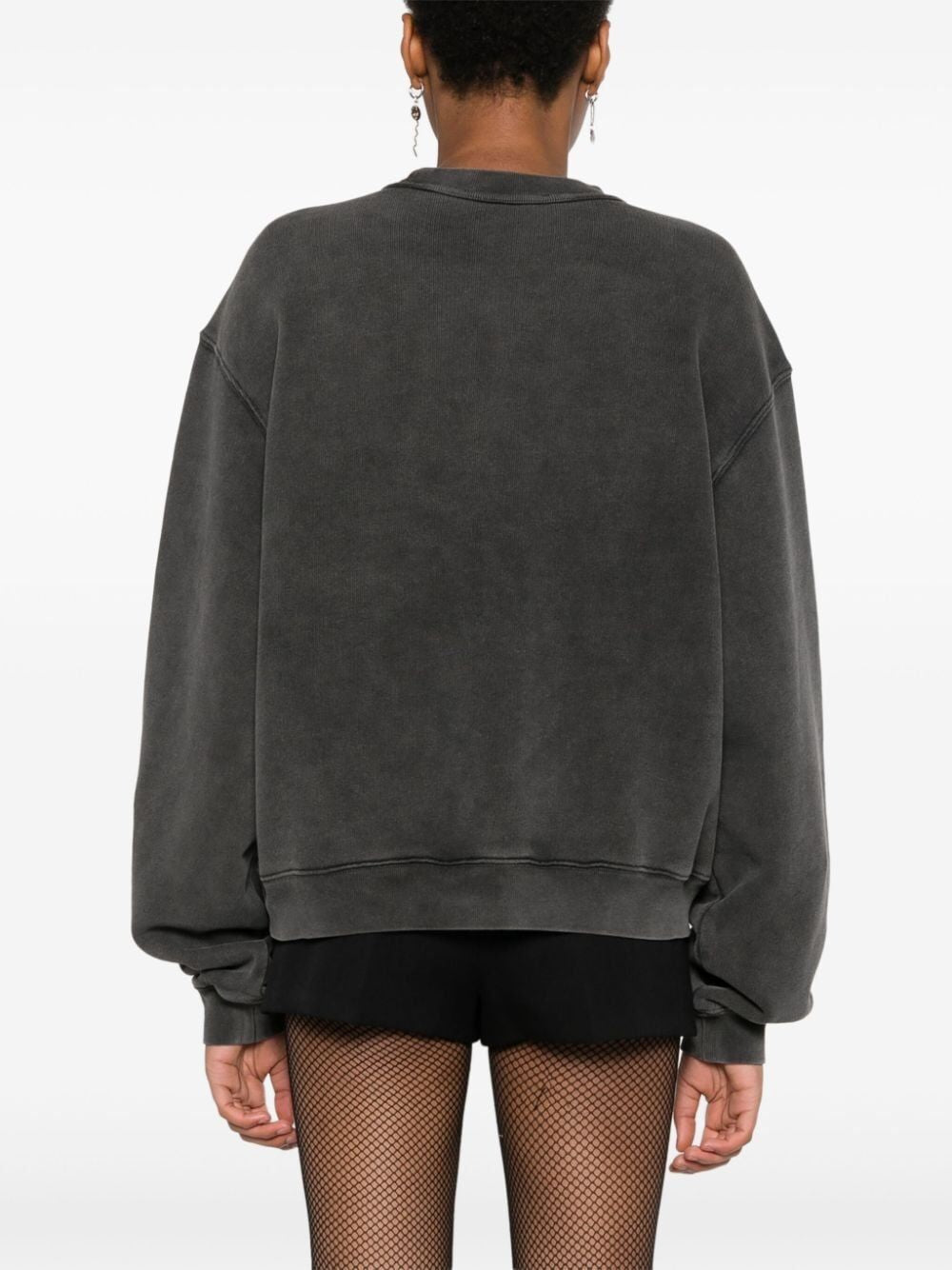 T BY ALEXANDER WANG Crewneck Sweatshirt with Blade Logo for Women