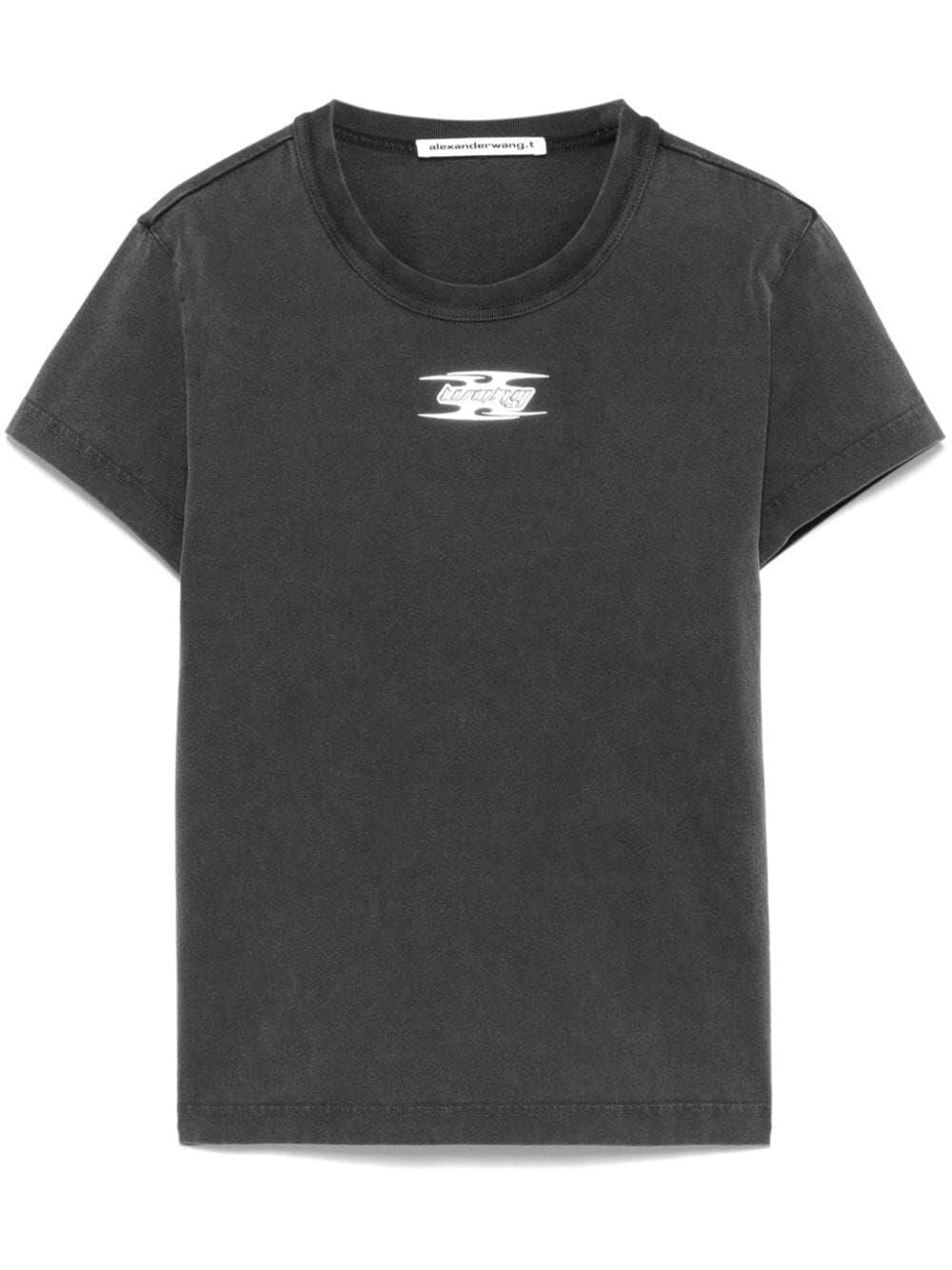 T BY ALEXANDER WANG Mini Shrunken Tee with Blade Logo