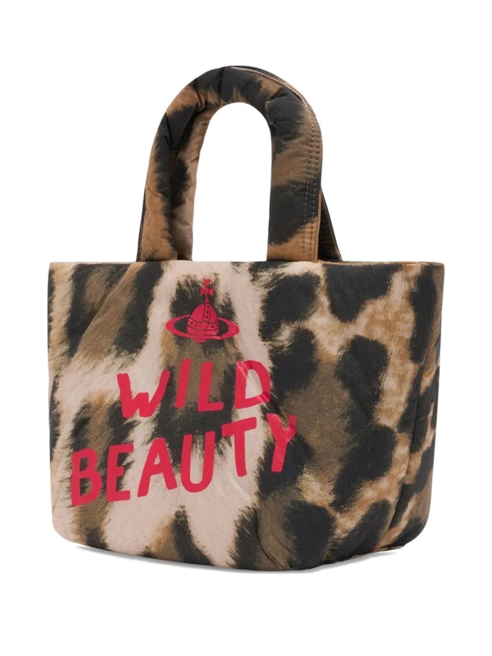 VIVIENNE WESTWOOD Leopard-Print Tote Handbag
