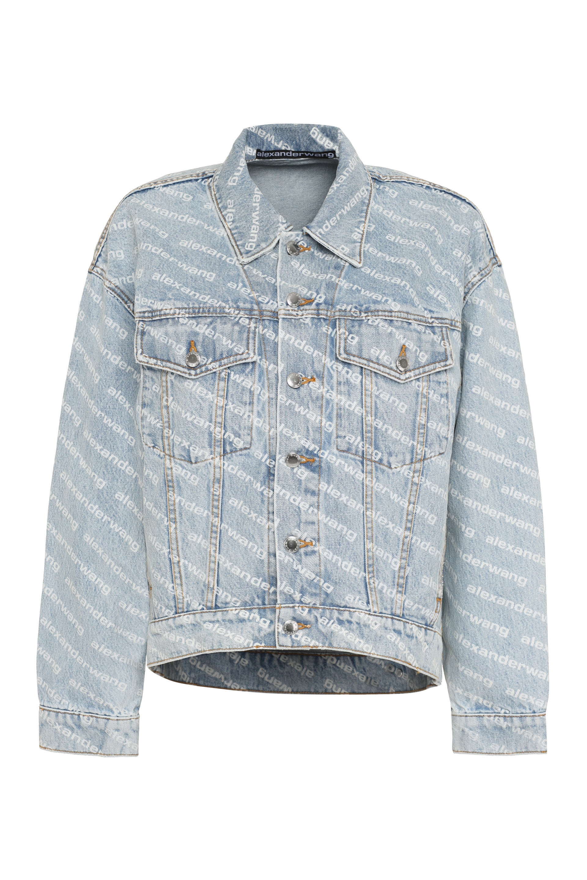 ALEXANDER WANG Printed Denim Jacket for Women - SS25 Collection