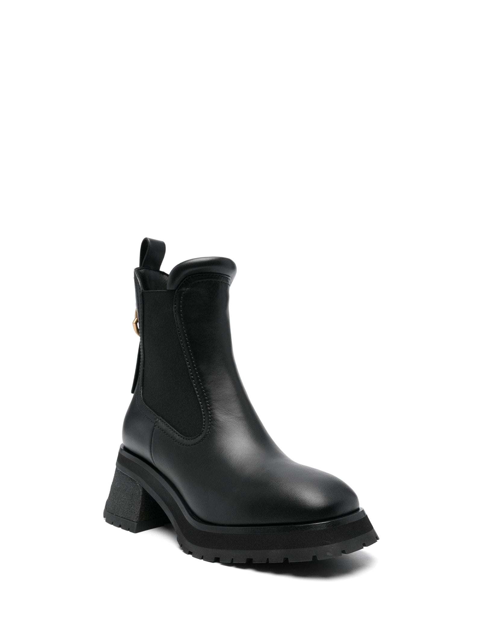 MONCLER Elegant Leather Boot for Women - FW24 Collection