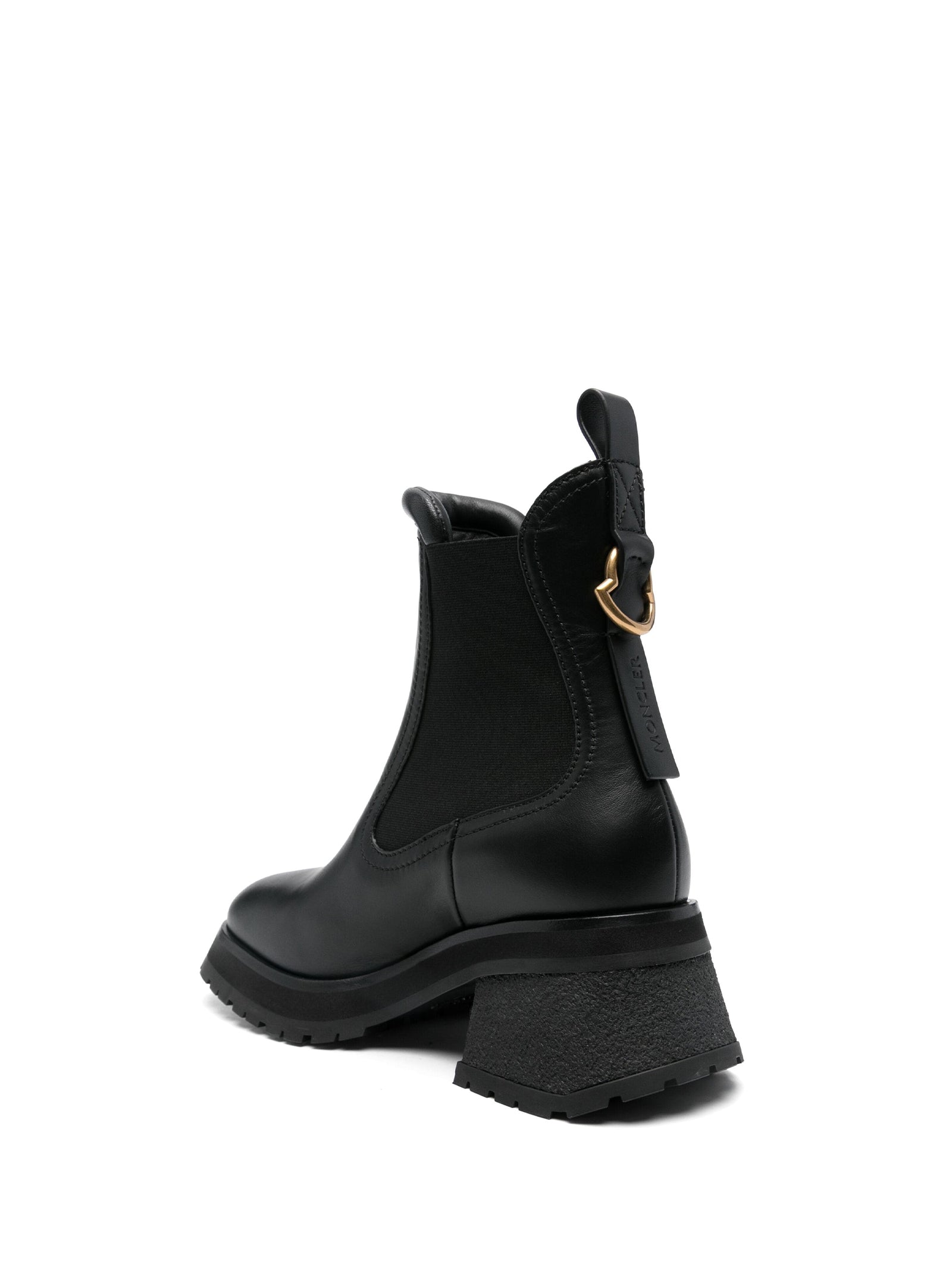 MONCLER Elegant Leather Boot for Women - FW24 Collection
