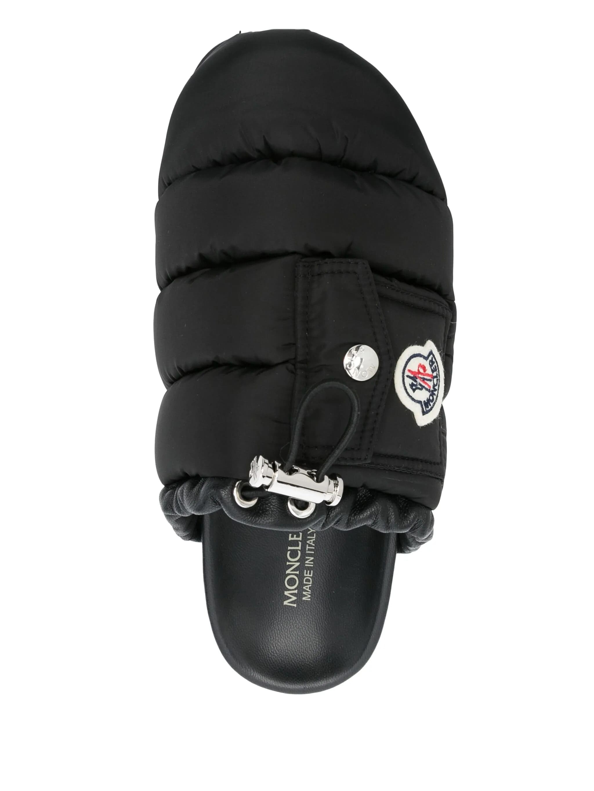 MONCLER Fabric Mini Pocket Slippers for Women