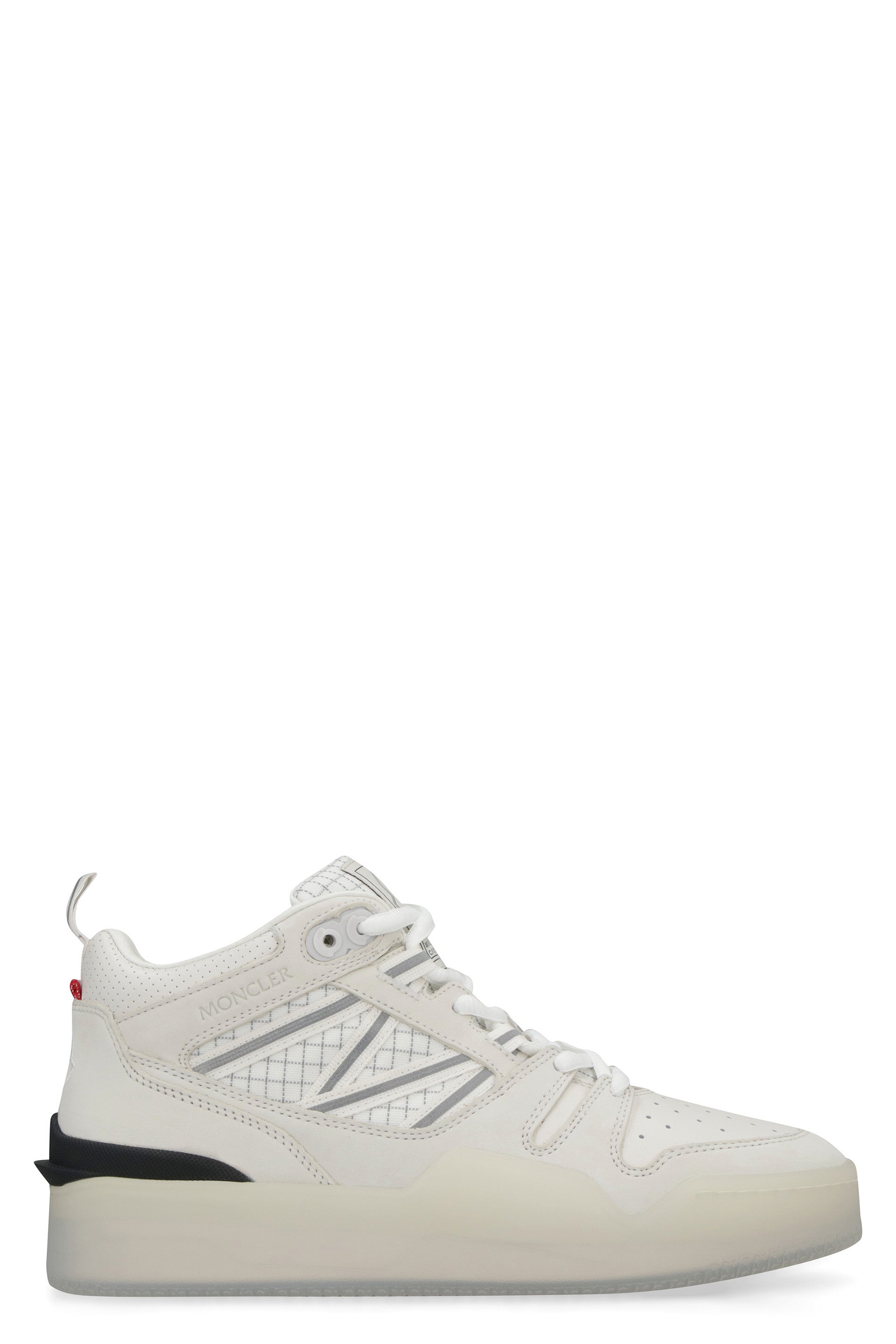 MONCLER Women's Nubuk and Fabric Pivot Sneaker