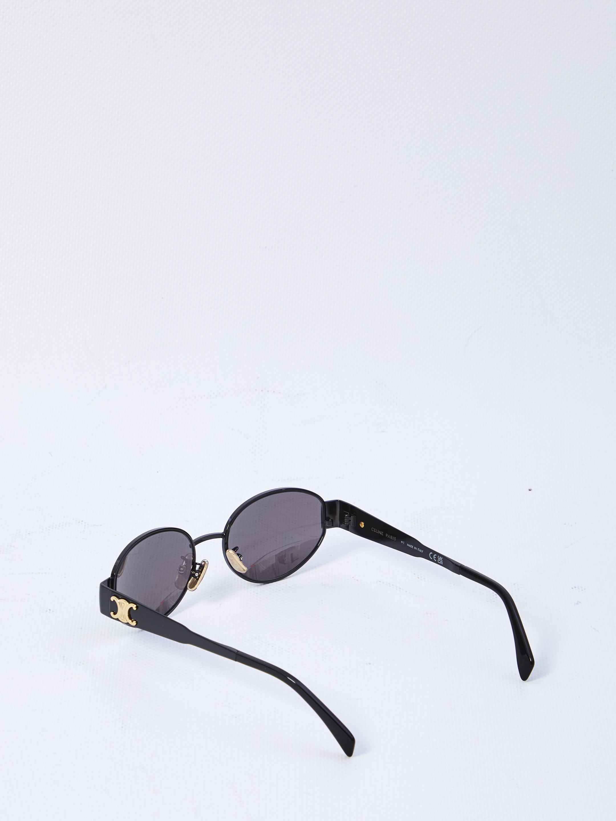 CELINE Triomphe Oval Metal Sunglasses - 5.4 cm Lens Width