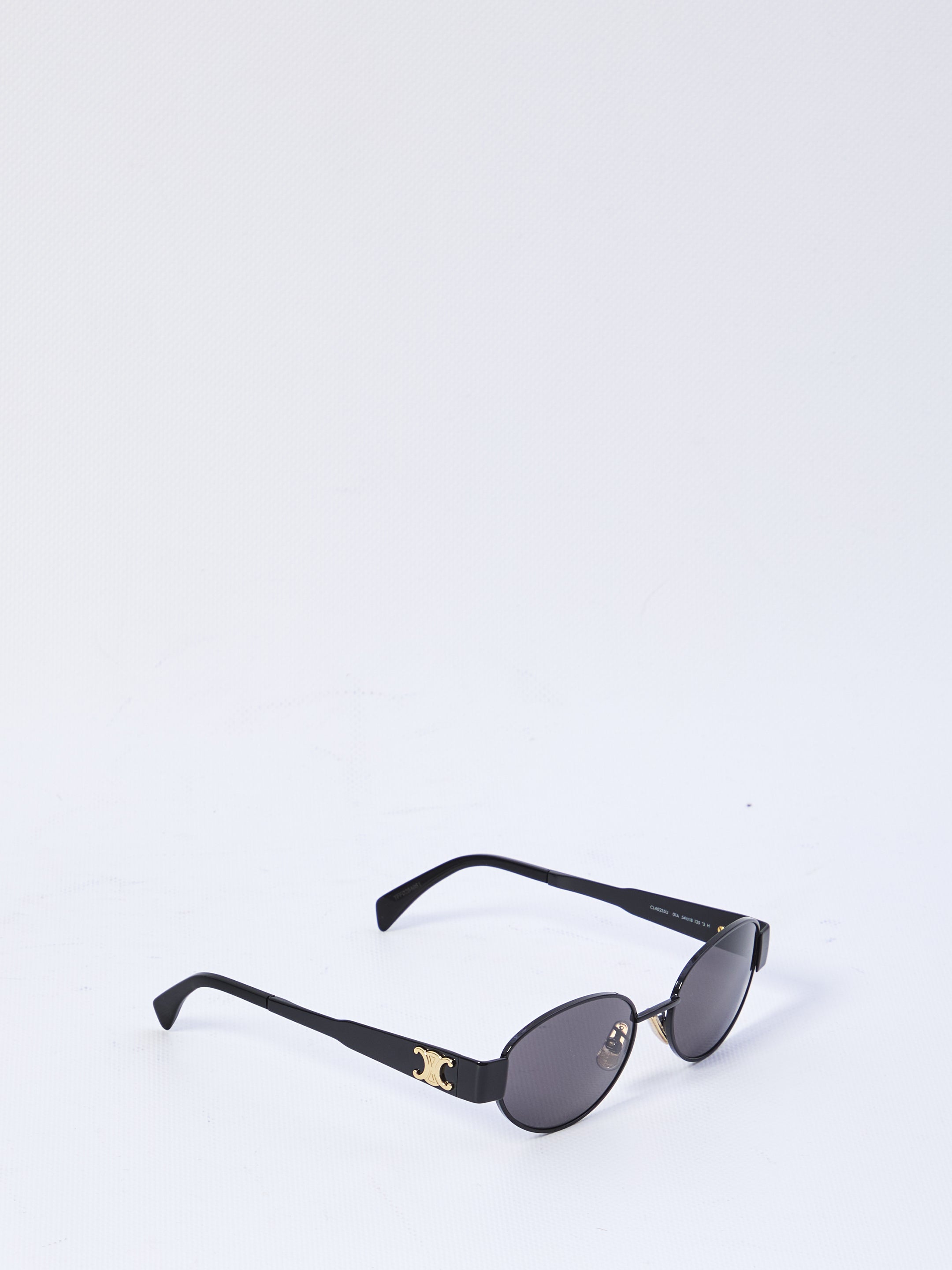 CELINE Triomphe Oval Metal Sunglasses - 5.4 cm Lens Width
