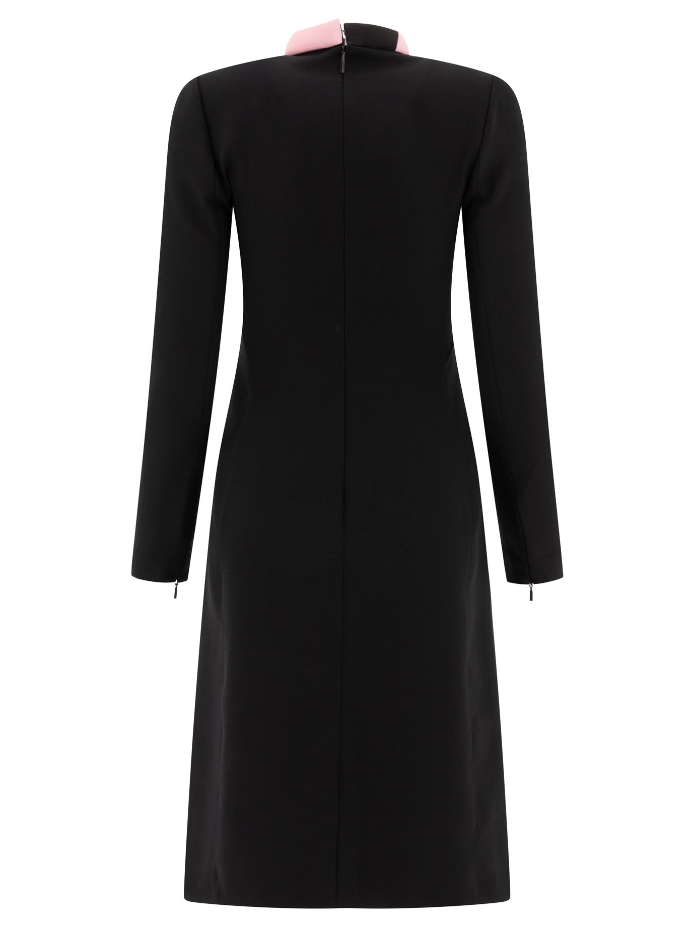 PUCCI Slim Fit A-Line Dress with Contrasting Collar