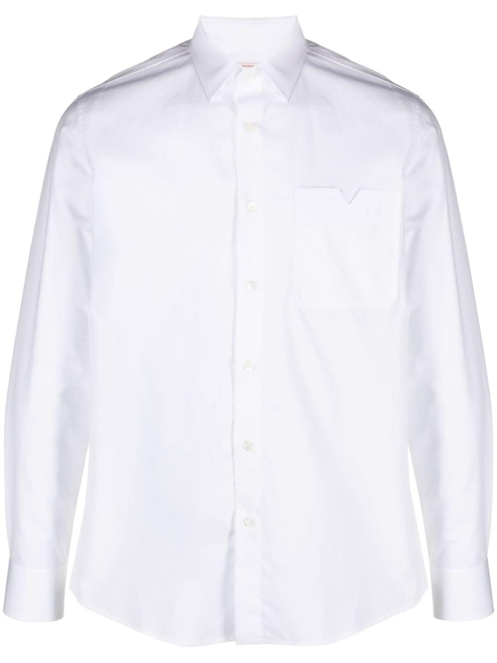 VALENTINO GARAVANI Luxury Cotton Slim Fit Shirt with Cut-Out Logo