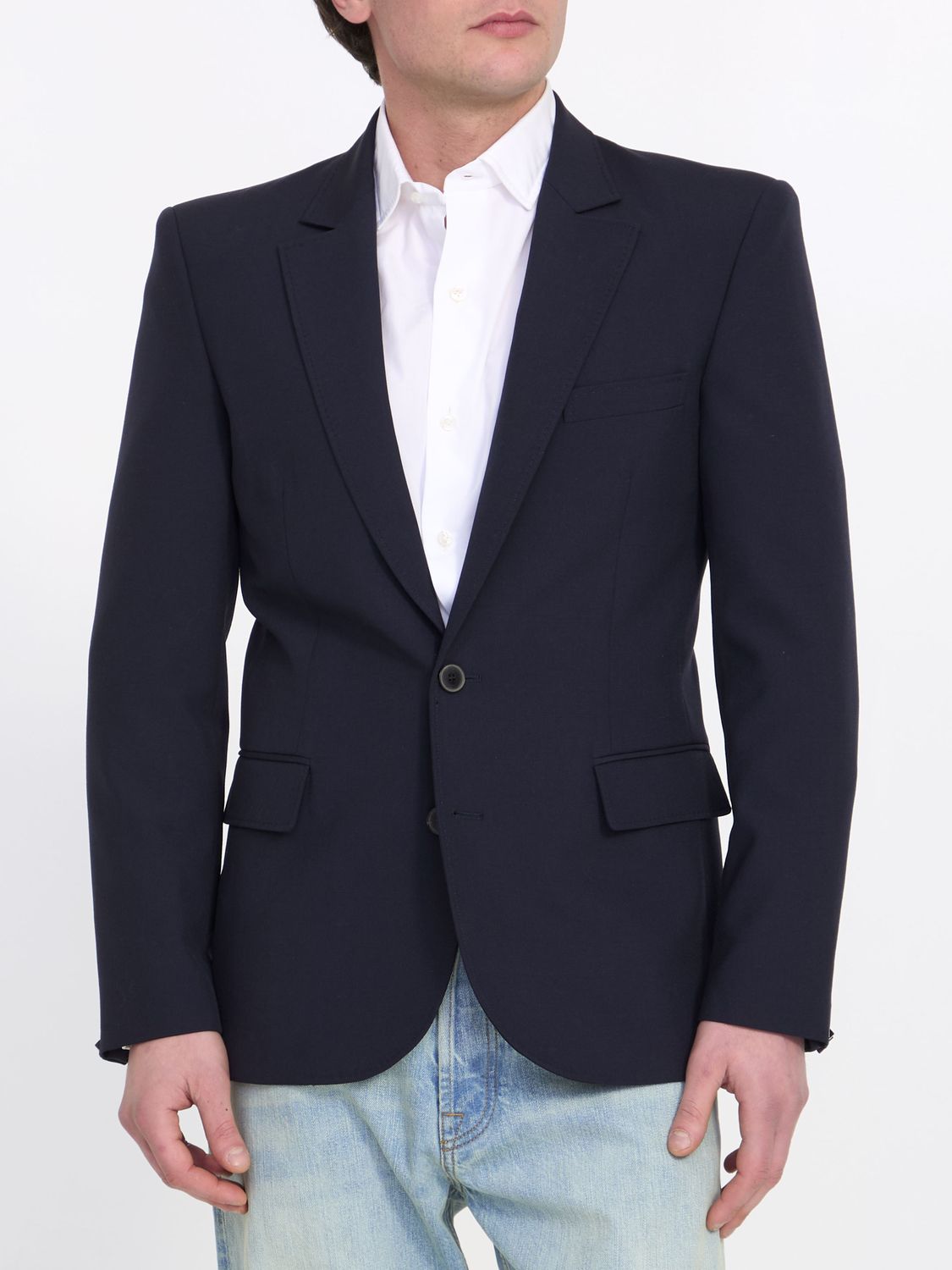 VALENTINO GARAVANI Midnight Wool Blazer for Men