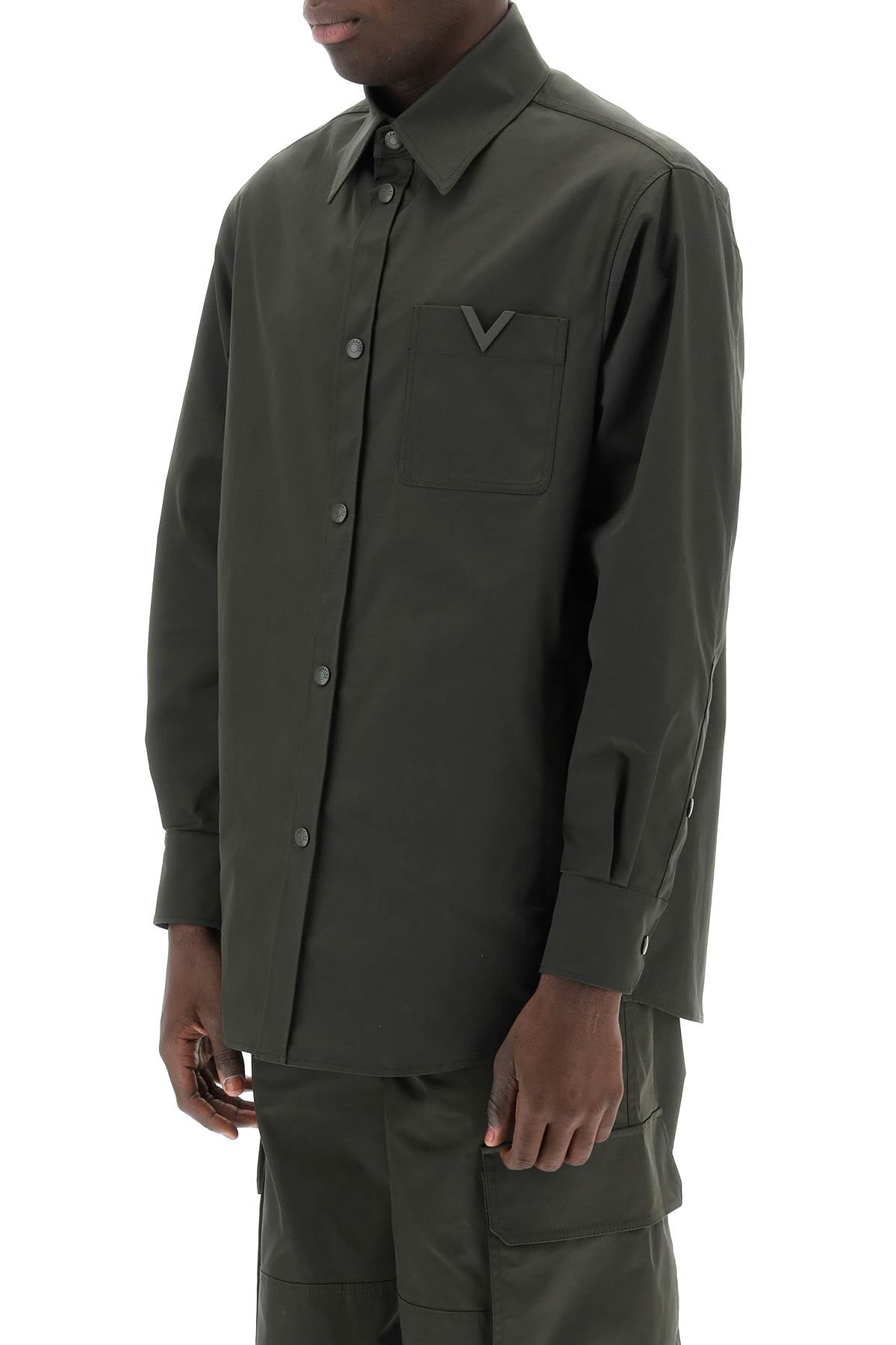 VALENTINO GARAVANI Stretch Polyester Casual Shirt