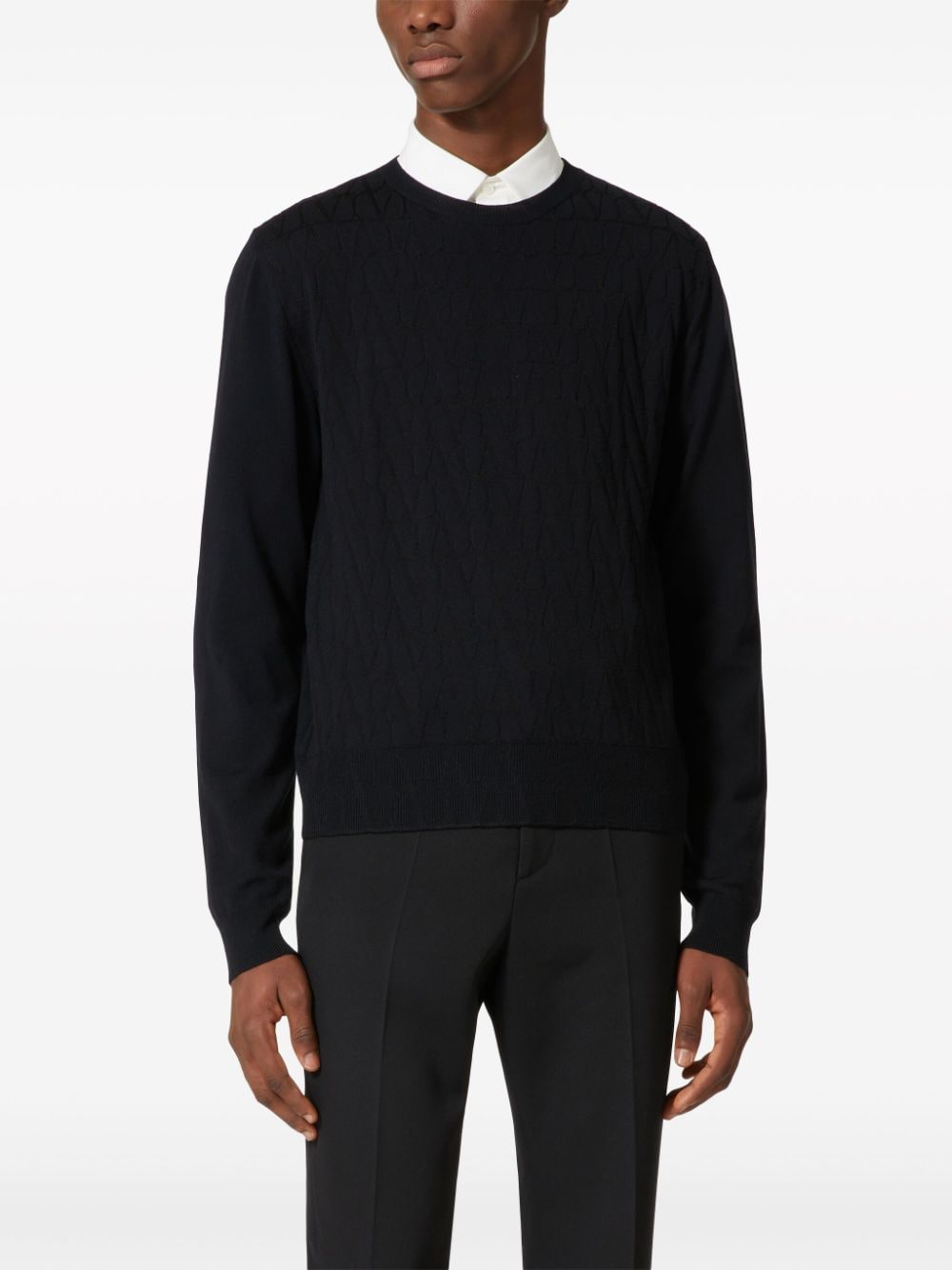 VALENTINO GARAVANI Premium Wool Knit Sweater for Men - SS24