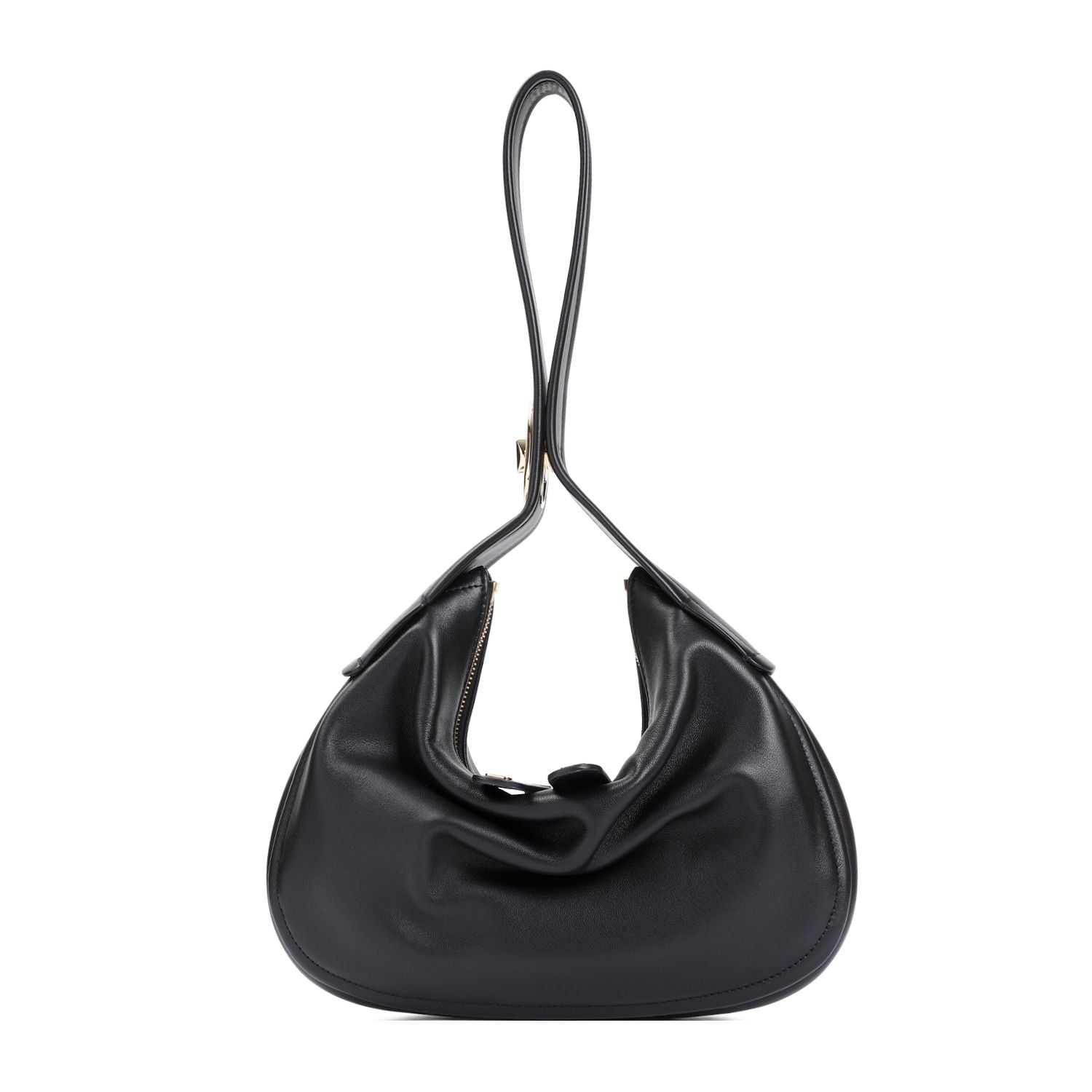 VALENTINO GARAVANI Mini Nappa Leather Go-Hobo Shoulder Handbag