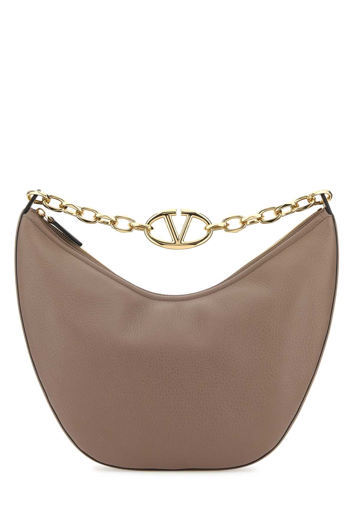 VALENTINO GARAVANI Medium Hobo Handbag with Vlogo Moon Shoulder Detail