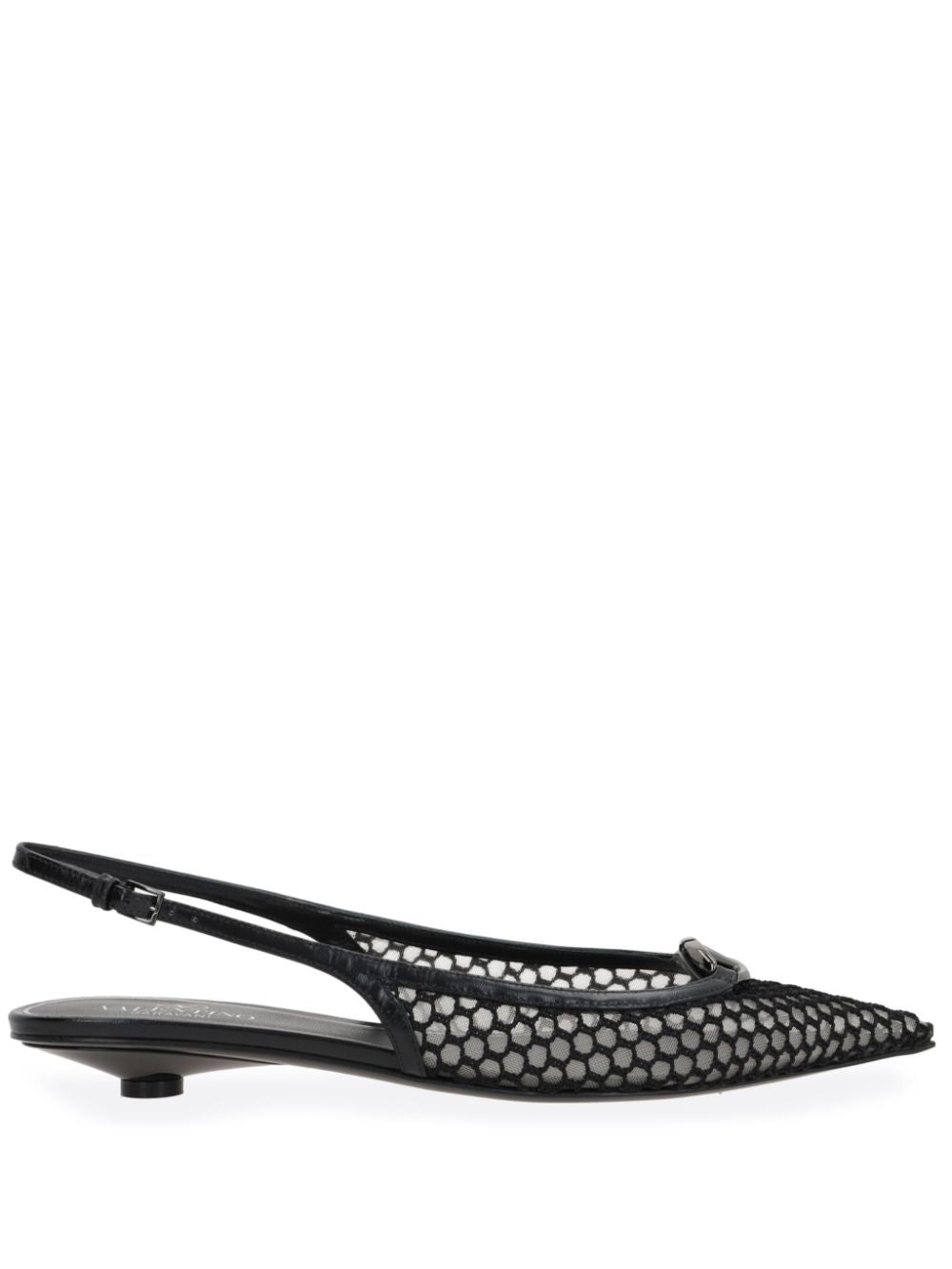 VALENTINO GARAVANI Pointed Slingback Ballet Flats with 20 mm Heel