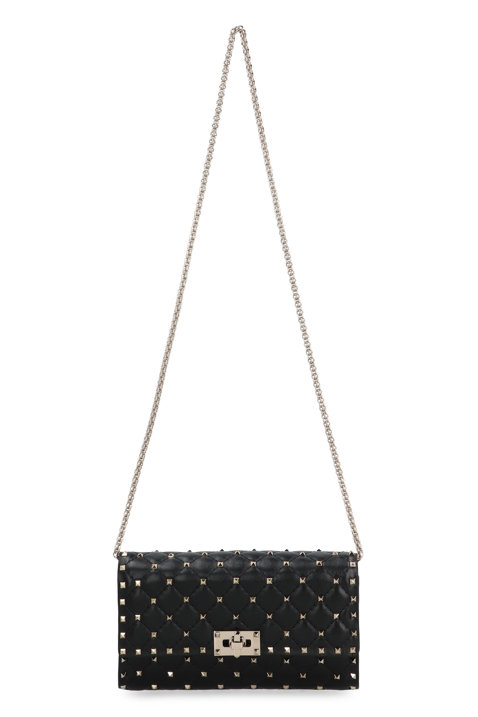 VALENTINO GARAVANI Mini Nappa Leather Rockstud Spike Clutch