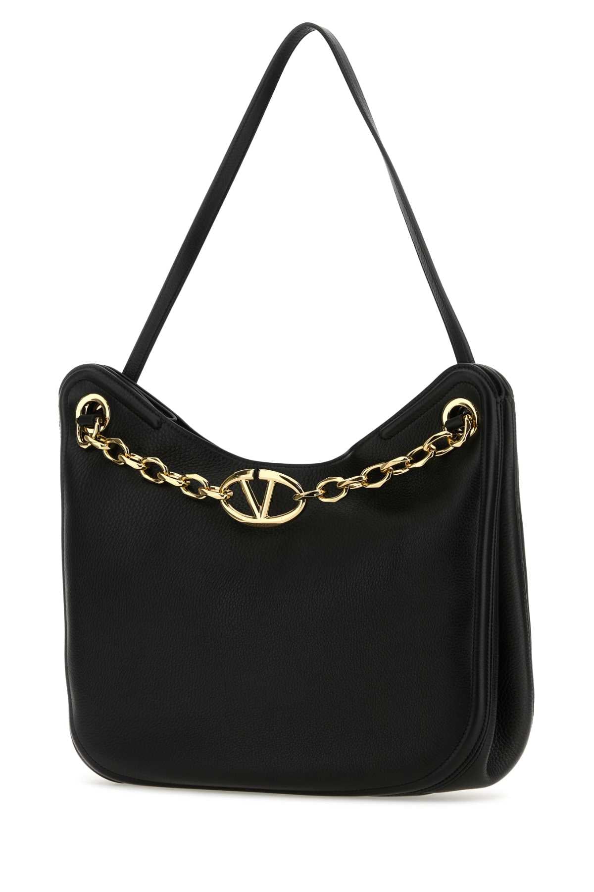 VALENTINO GARAVANI Leather Vlogo Moon Mini Shopping Handbag