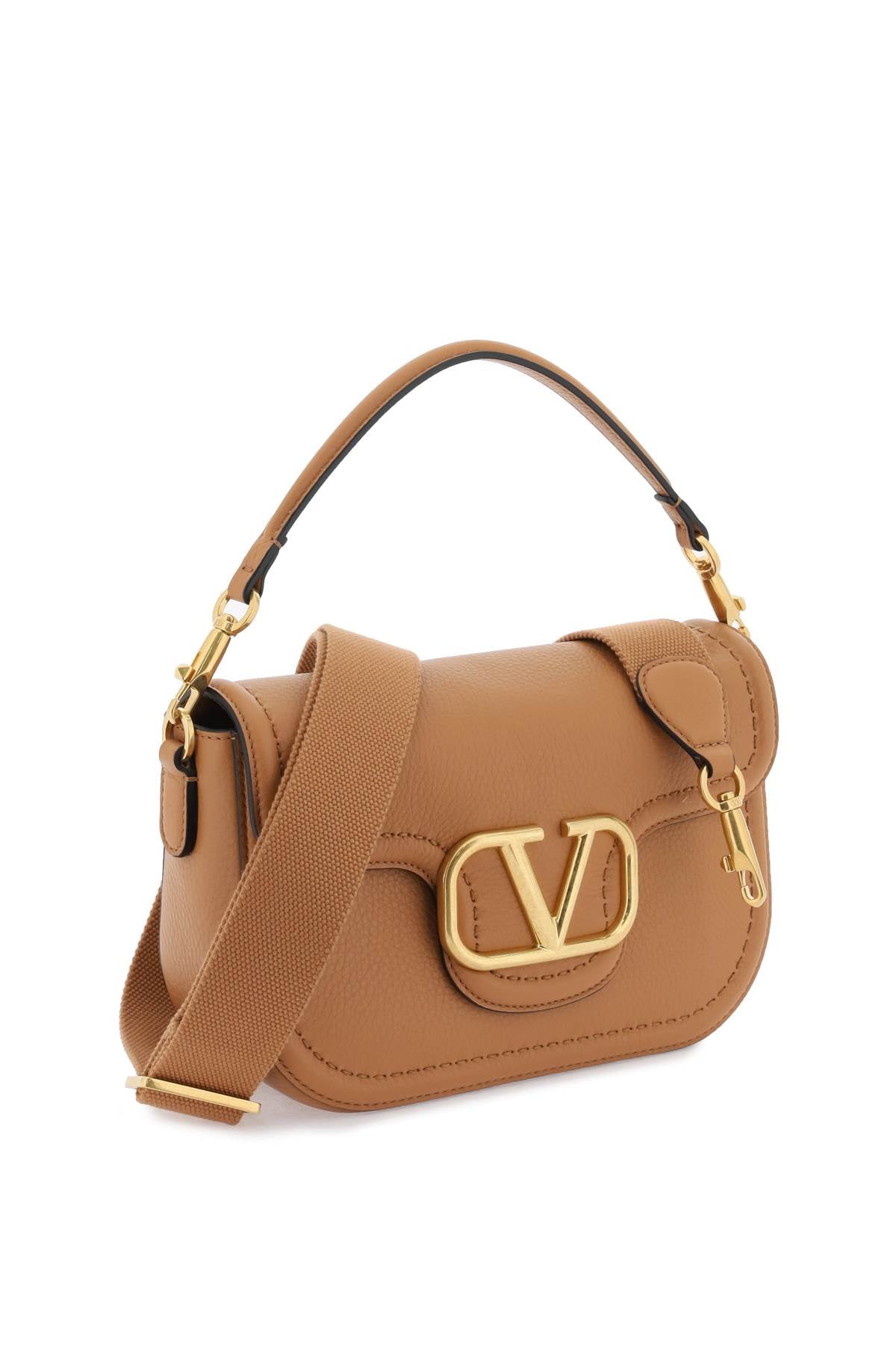 VALENTINO GARAVANI Leather Alltime Shoulder Handbag