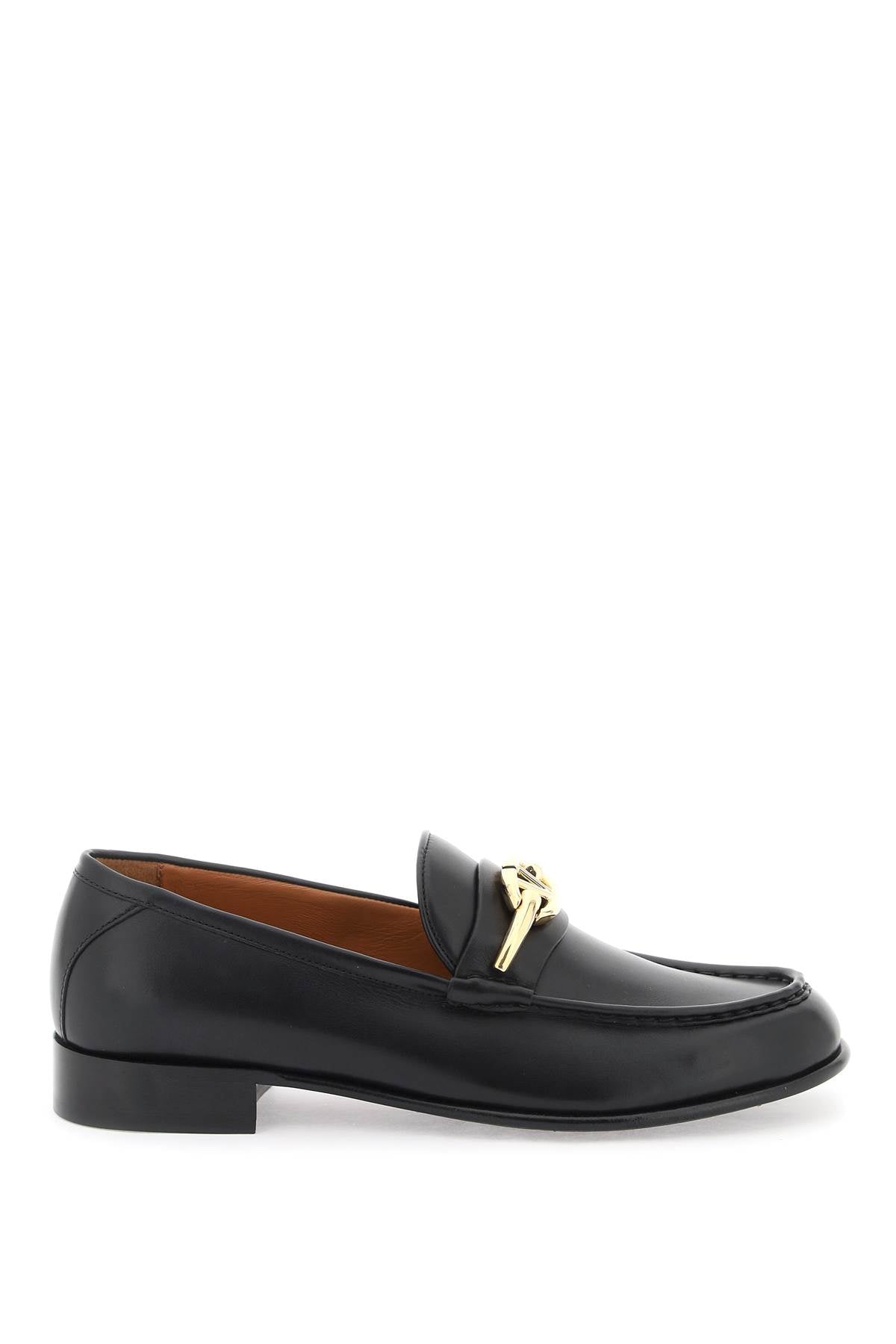 VALENTINO GARAVANI Bold Edition Leather Moccasins for Women