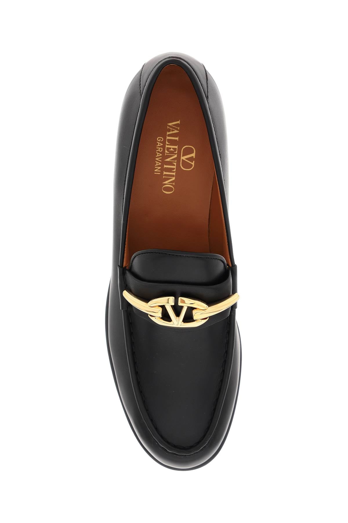 VALENTINO GARAVANI Bold Edition Leather Moccasins for Women