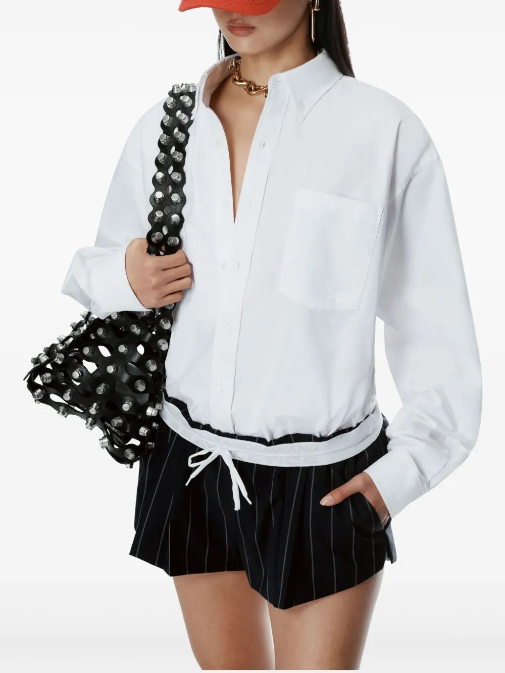 ALEXANDER WANG Oversized Boyfriend Shirt