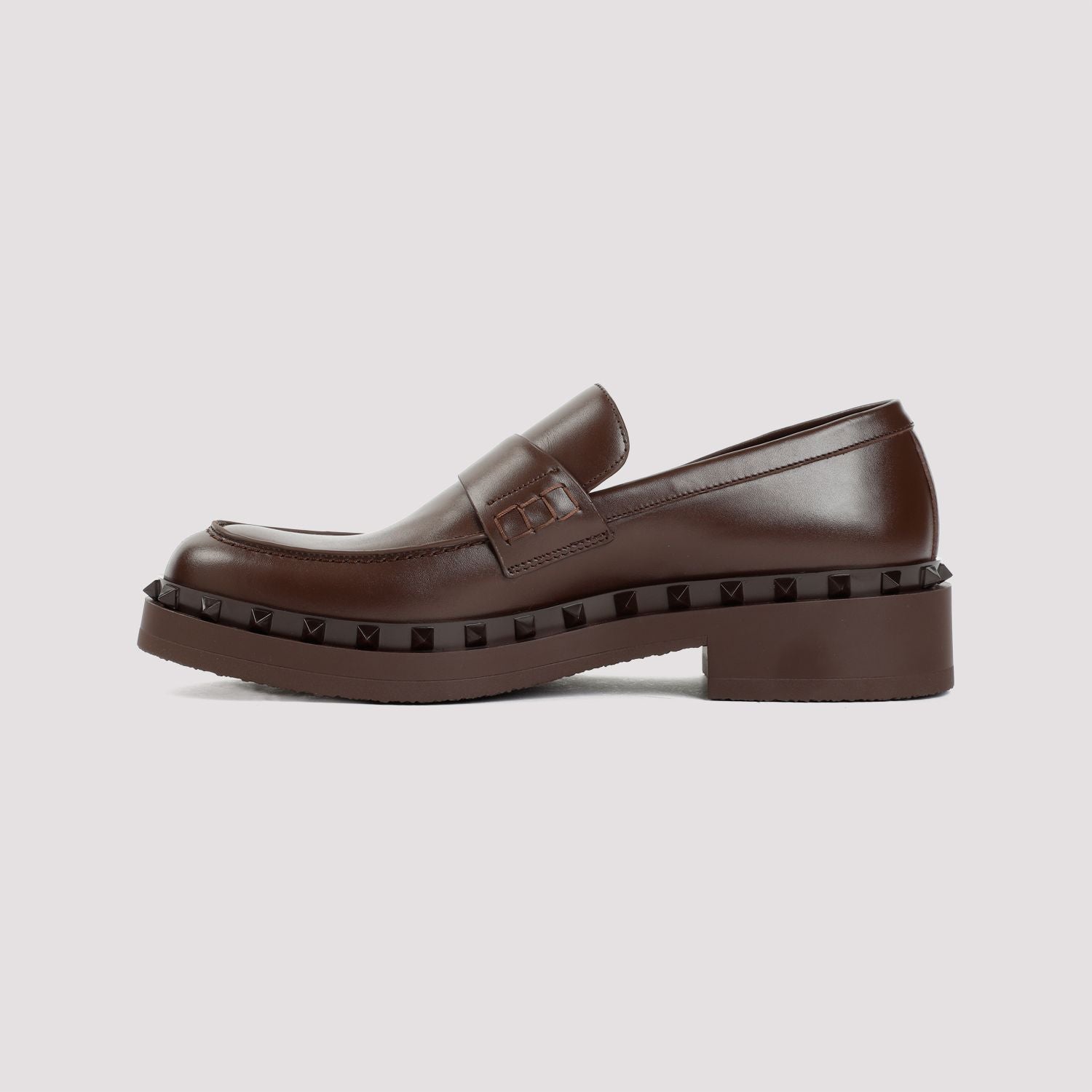 VALENTINO GARAVANI Classic Leather Loafers for Men