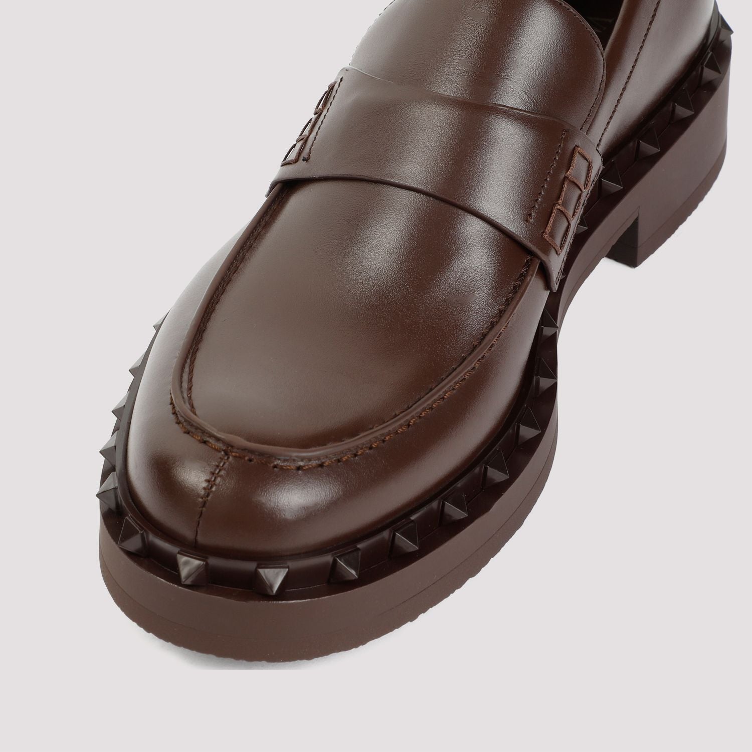 VALENTINO GARAVANI Classic Leather Loafers for Men