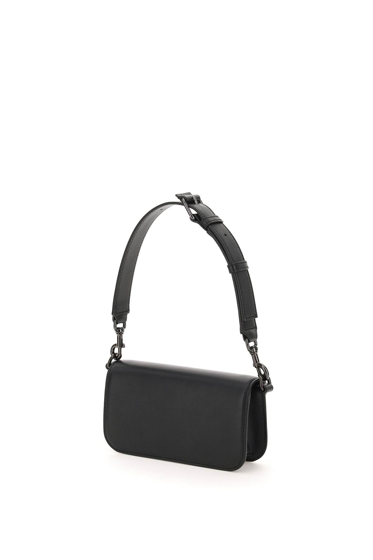 VALENTINO GARAVANI Leather Locò Shoulder Handbag