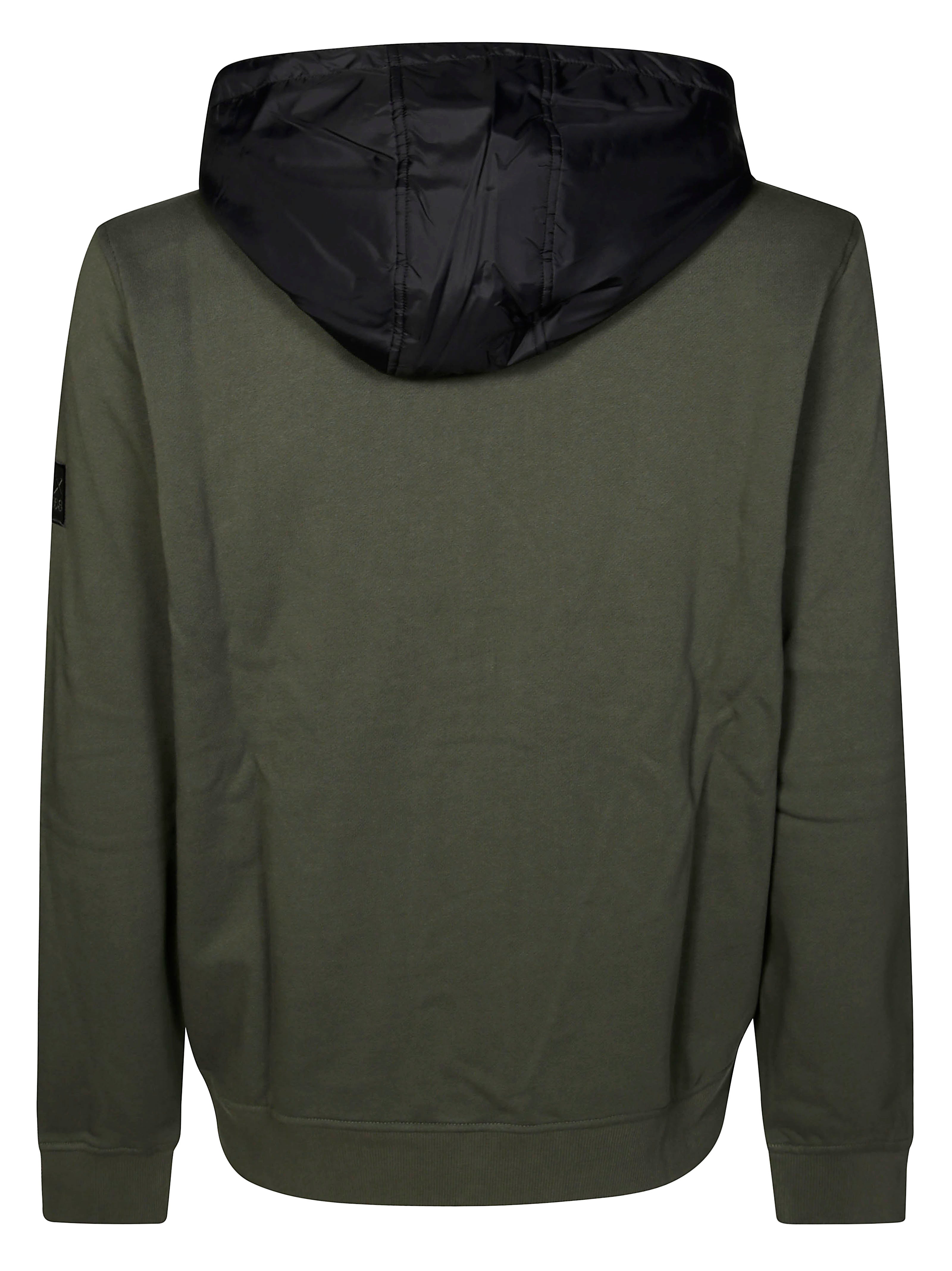 SUN 68 Women's Mini Bomber Sweatshirt with Nylon Hood