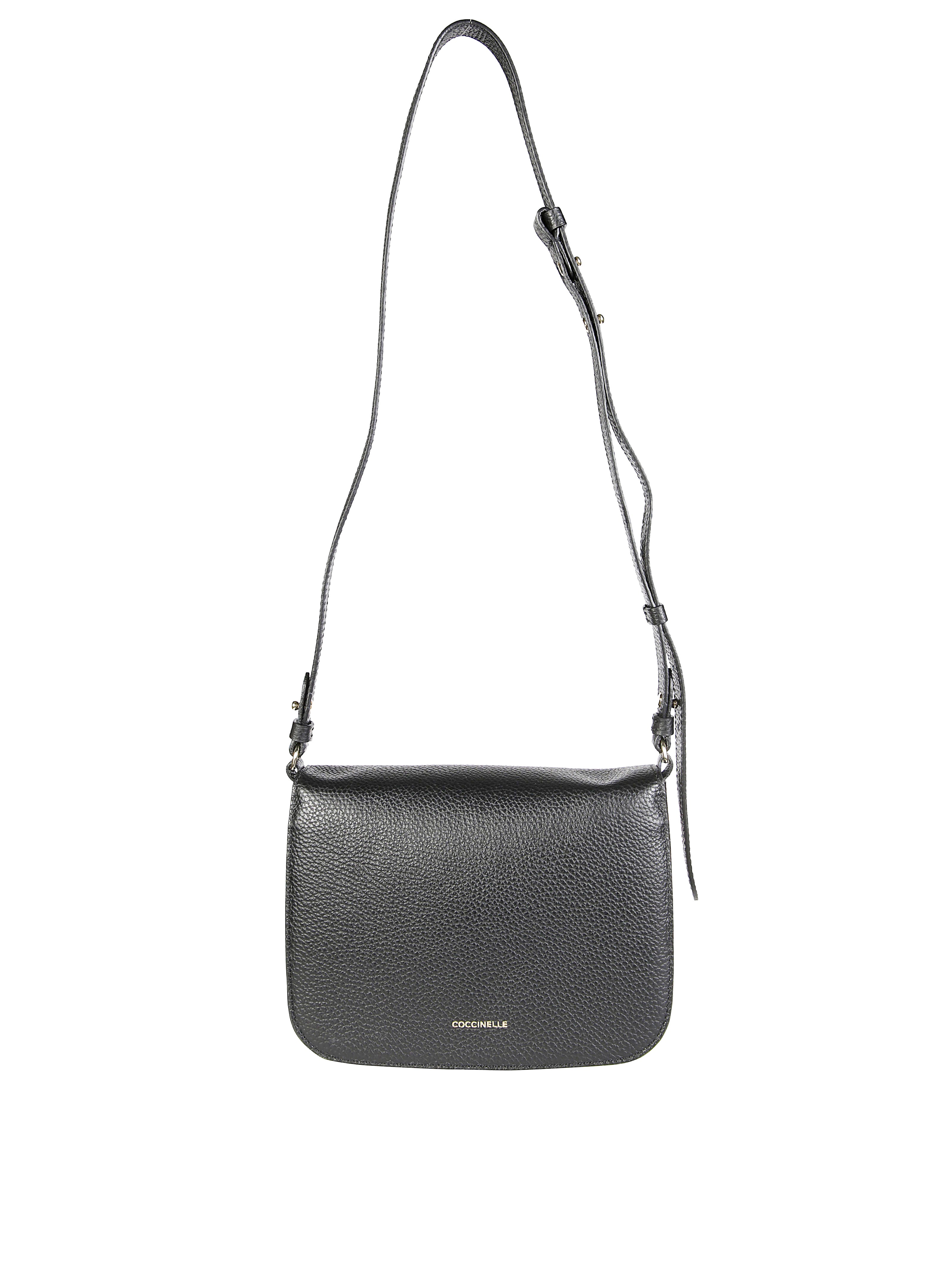 COCCINELLE Adjustable Crossbody Bag with Metallic Logo