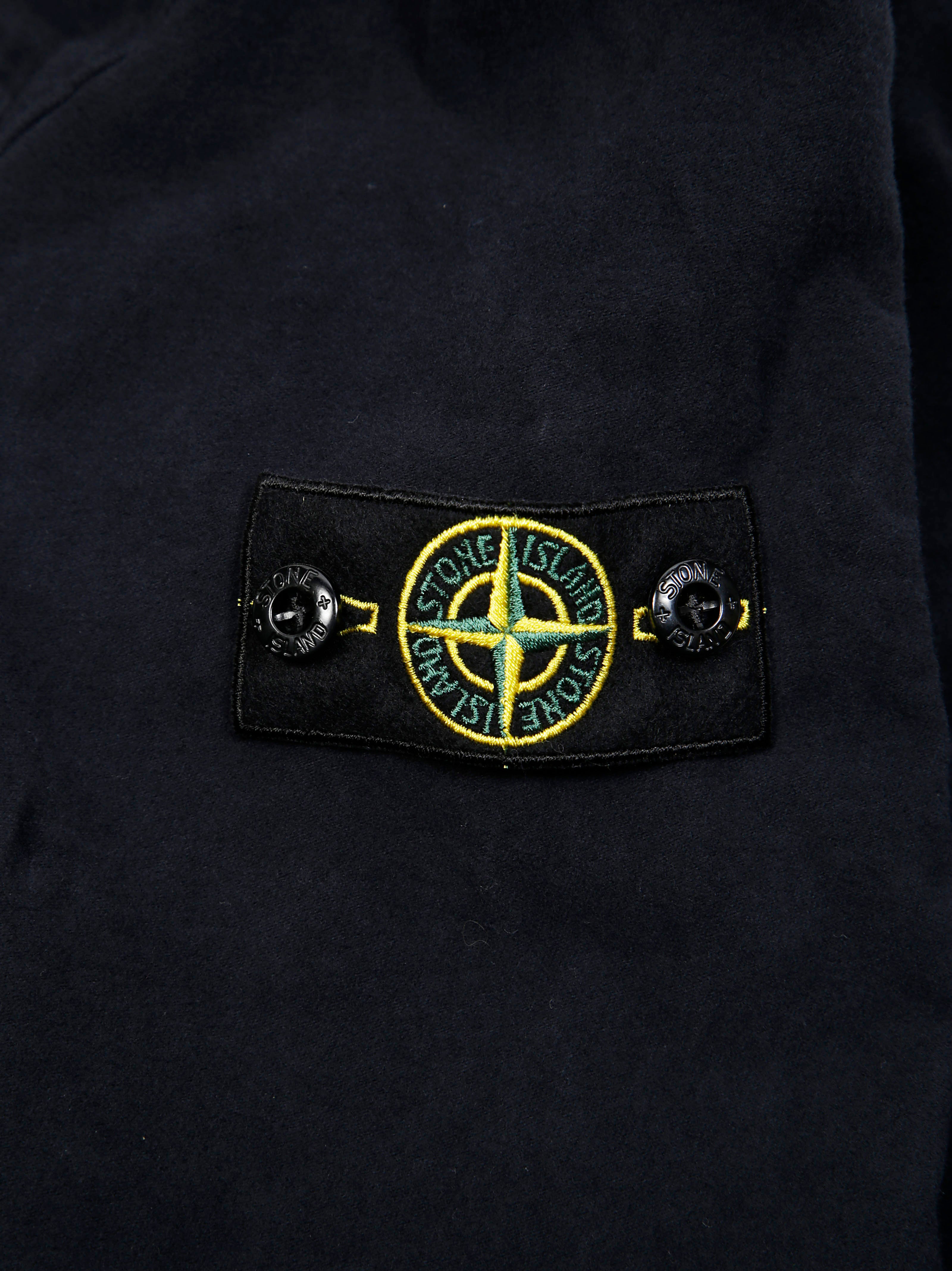 STONE ISLAND Mini Overshirt with Logo Patch