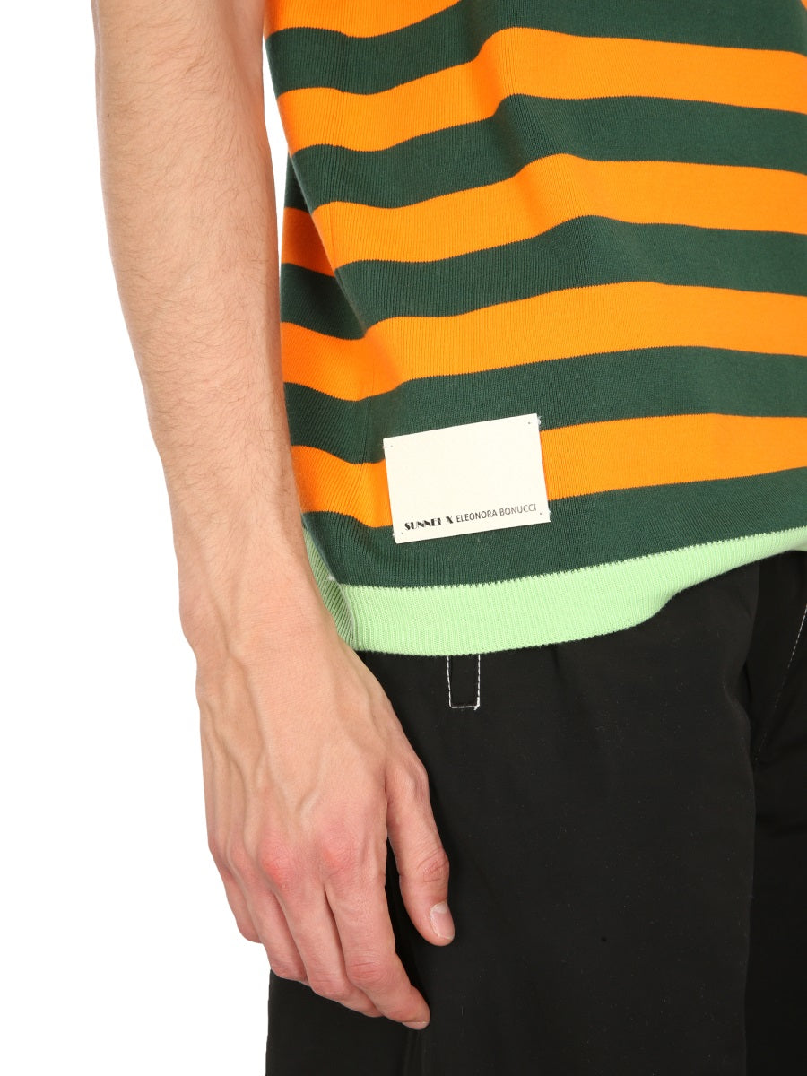 SUNNEI X ELEONORA BONUCCI Classic Knit Polo for Men - SS21 Collection