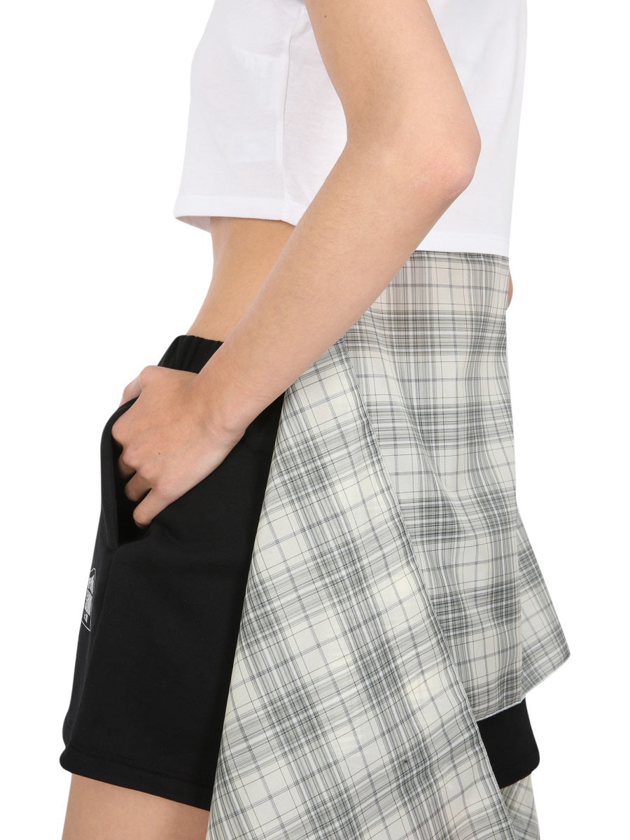 OPENING CEREMONY Word Torch Hybrid Crew Neck T-Shirt