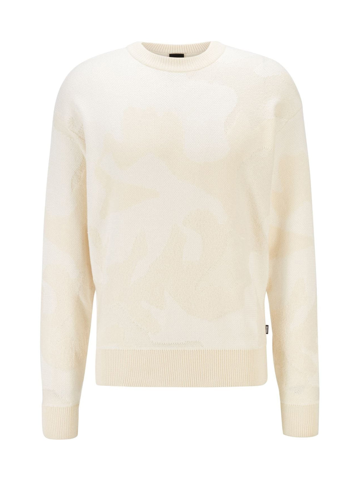 HUGO BOSS Camouflage Logo Long Sleeve Sweater