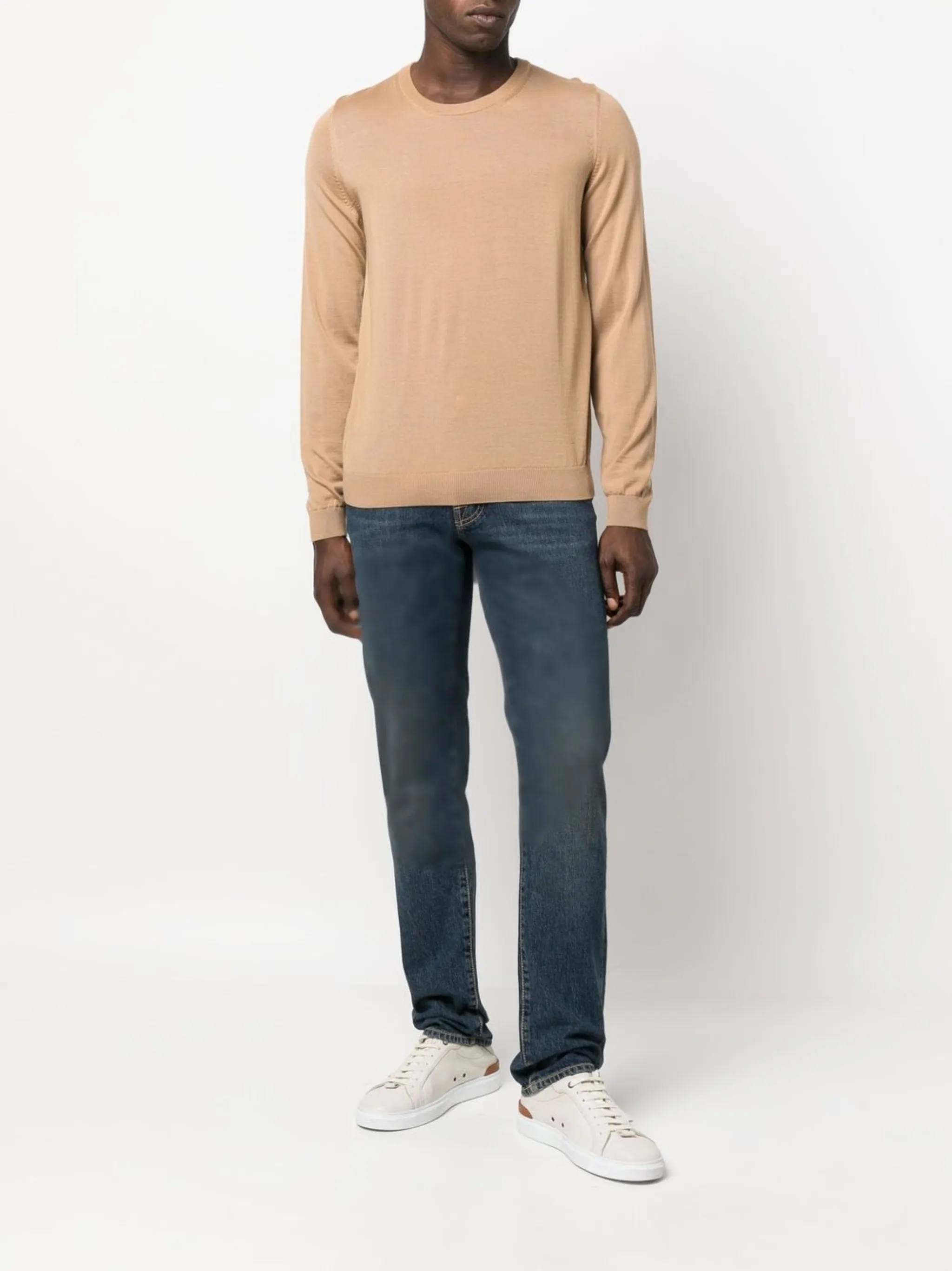 HUGO BOSS Men's Polyester Blend Sweater - Fall 2025 Edition