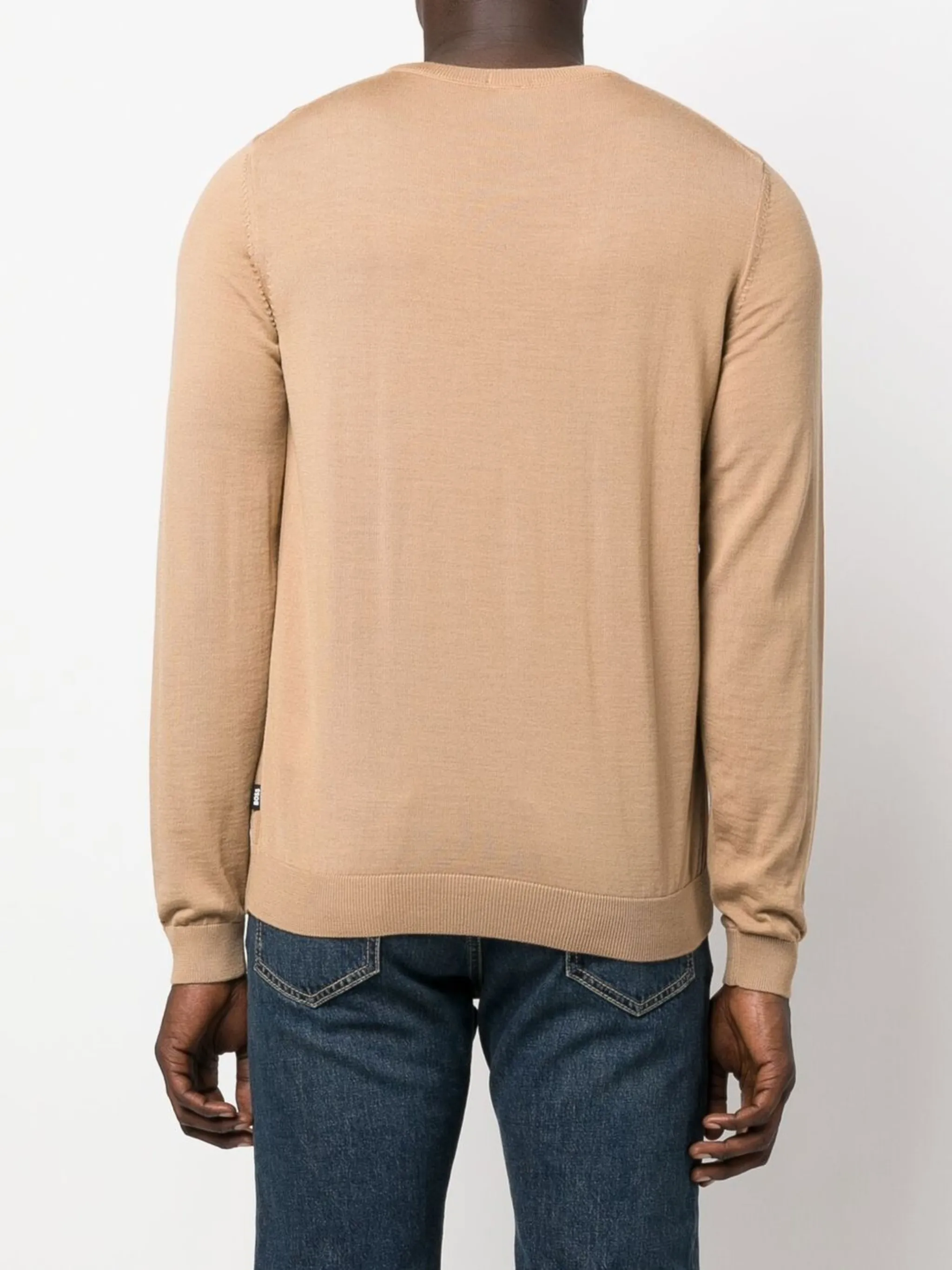 HUGO BOSS Men's Polyester Blend Sweater - Fall 2025 Edition