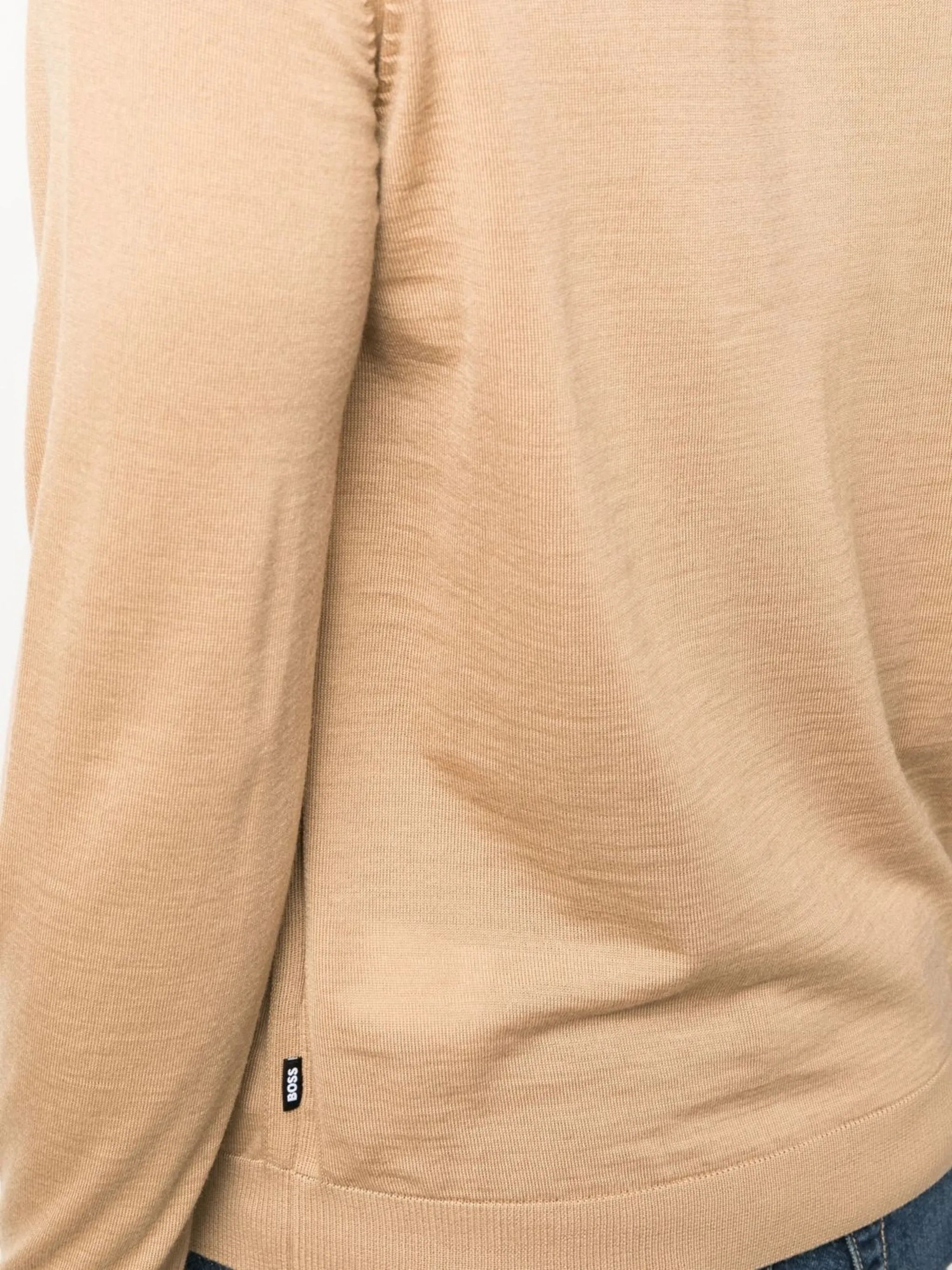 HUGO BOSS Men's Polyester Blend Sweater - Fall 2025 Edition