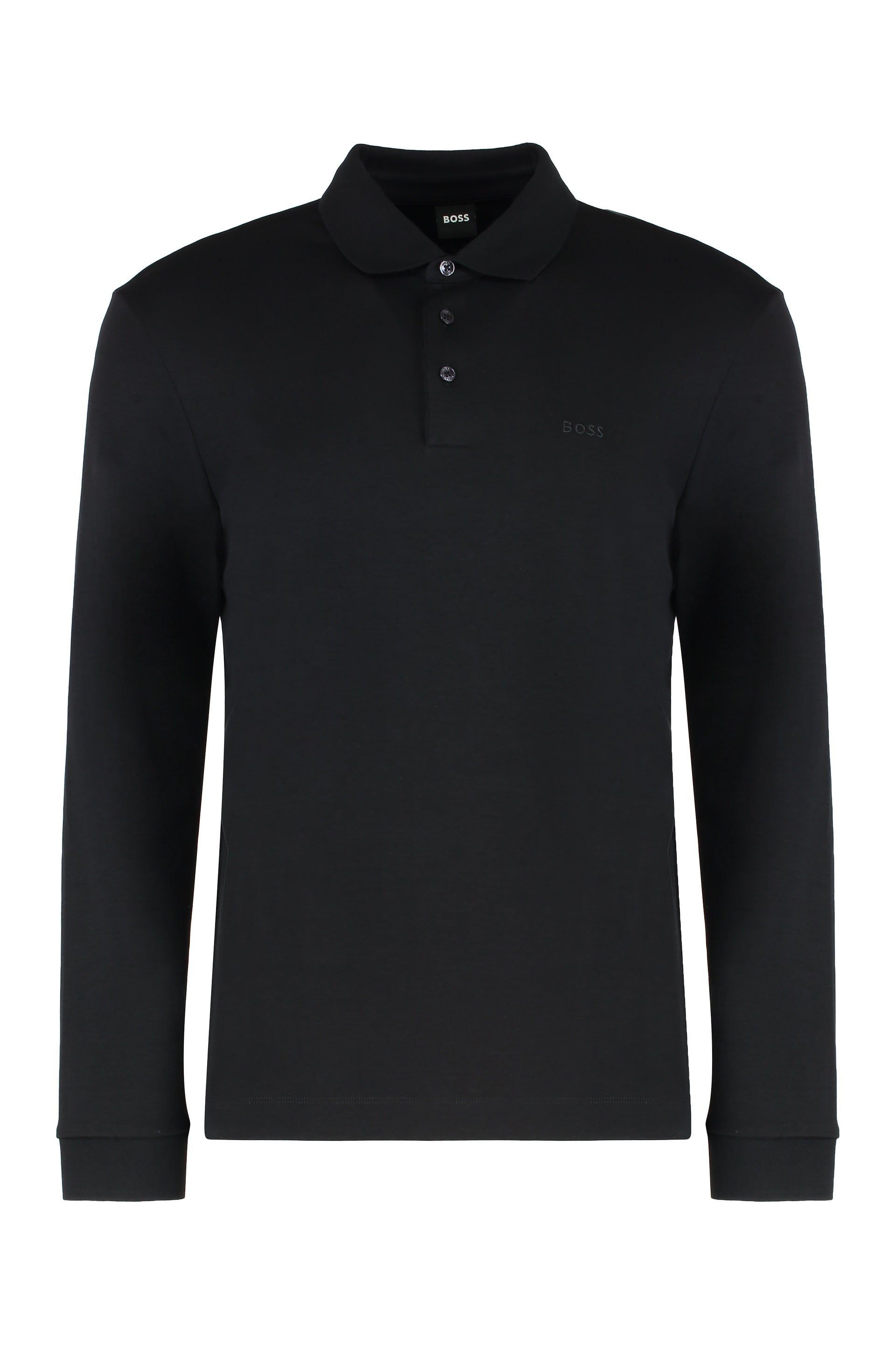 BOSS Regular Fit Long-Sleeve Polo Shirt