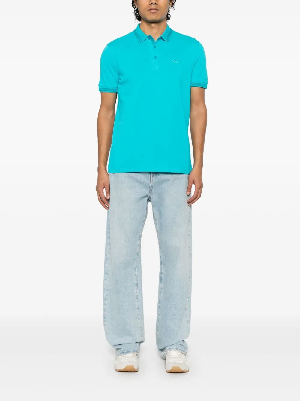 HUGO BOSS Men's Mini Polo Shirt