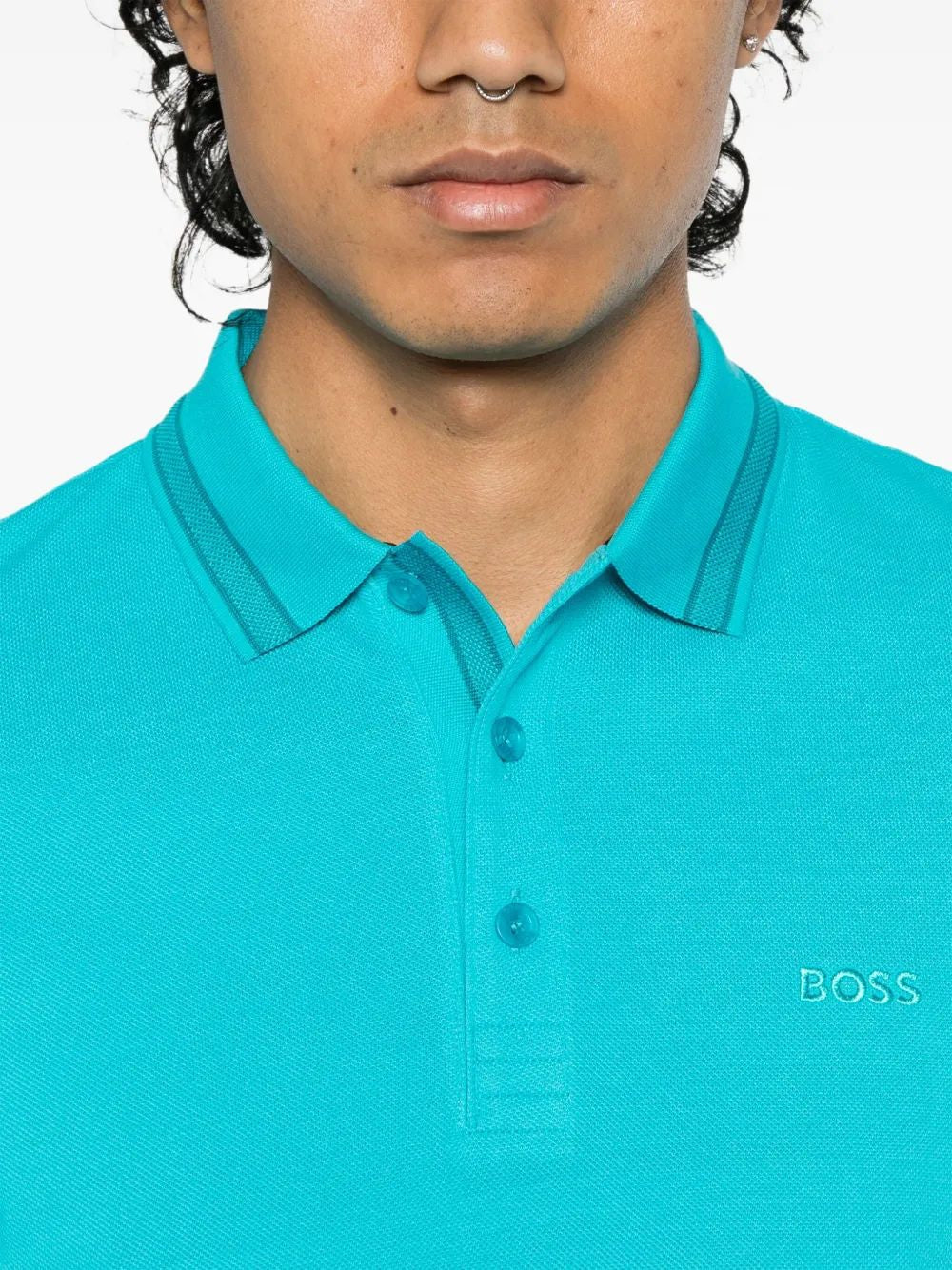 HUGO BOSS Men's Mini Polo Shirt