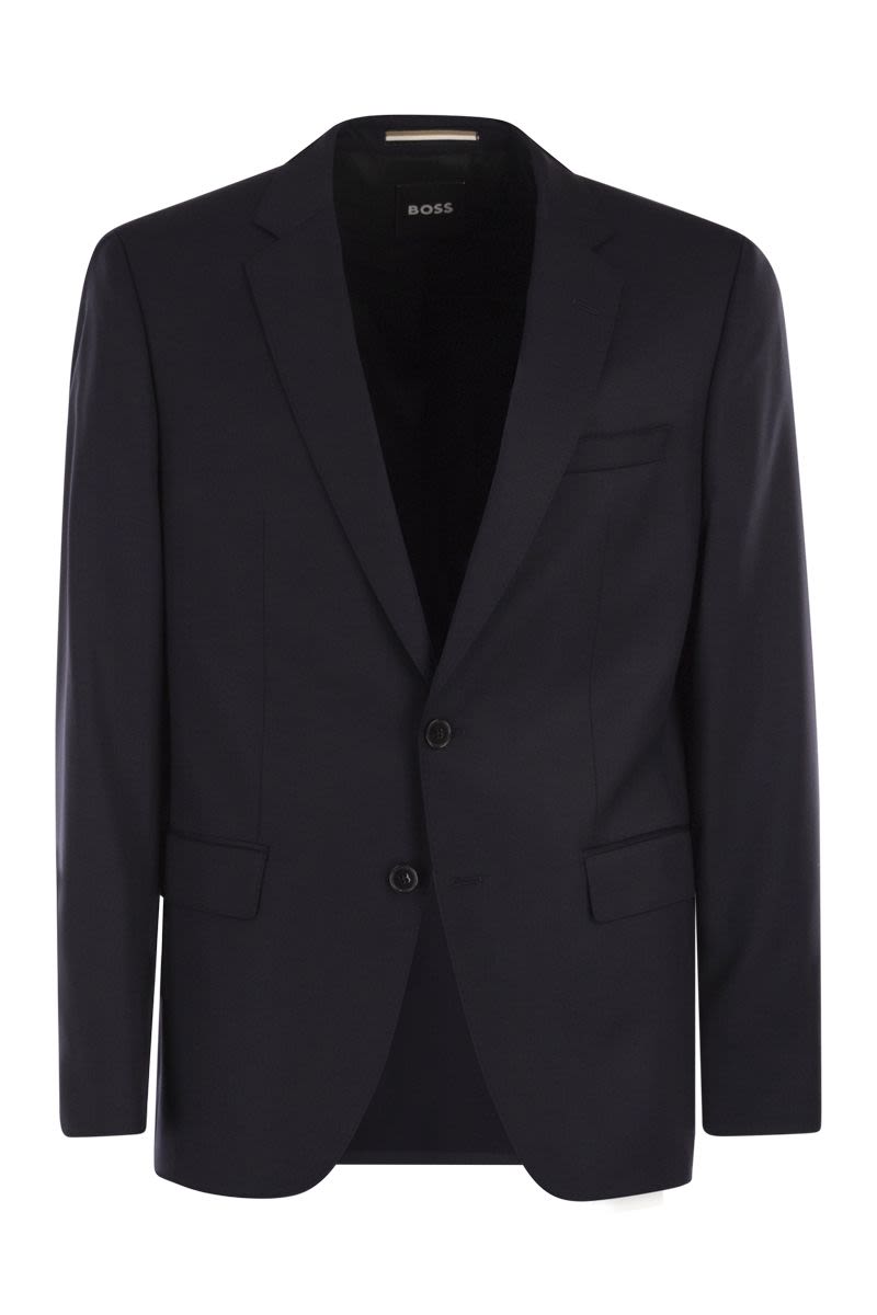 BOSS Slim Fit Blazer in Virgin Wool Serge