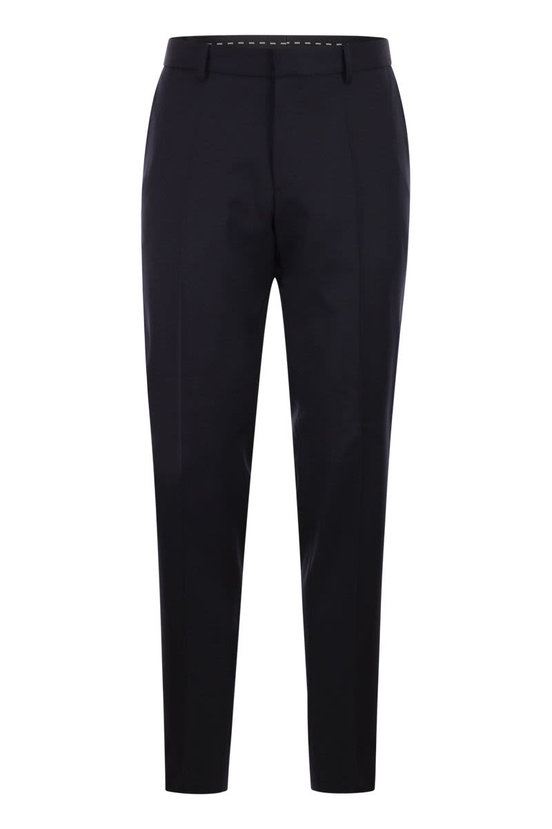 BOSS Slim Fit Virgin Wool Trousers
