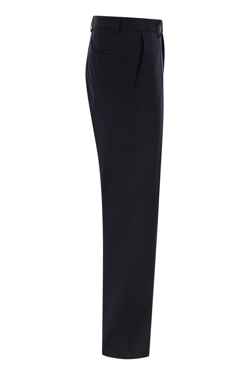 BOSS Slim Fit Virgin Wool Trousers