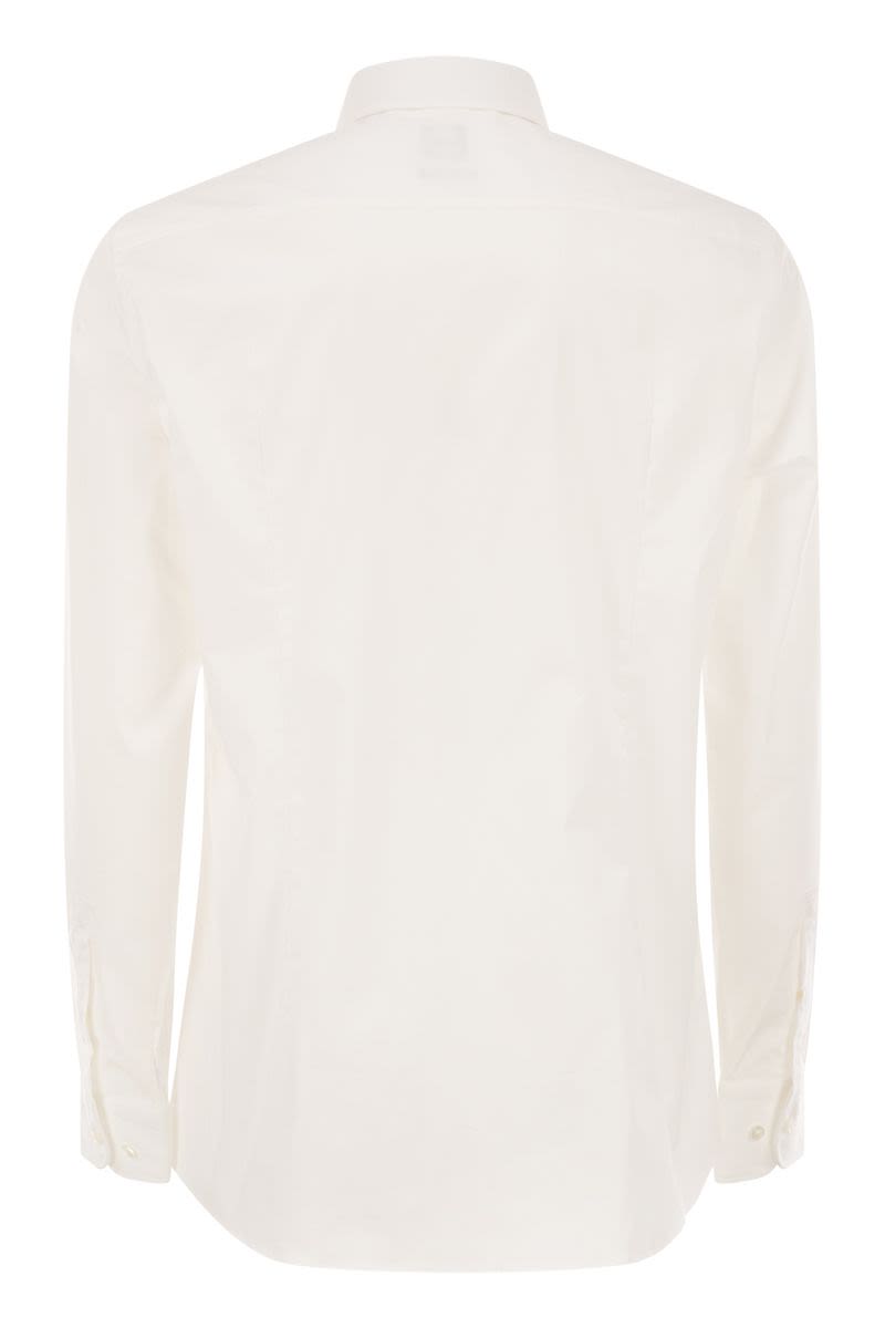 BOSS Slim Fit Easy-Iron Stretch Cotton Poplin Shirt