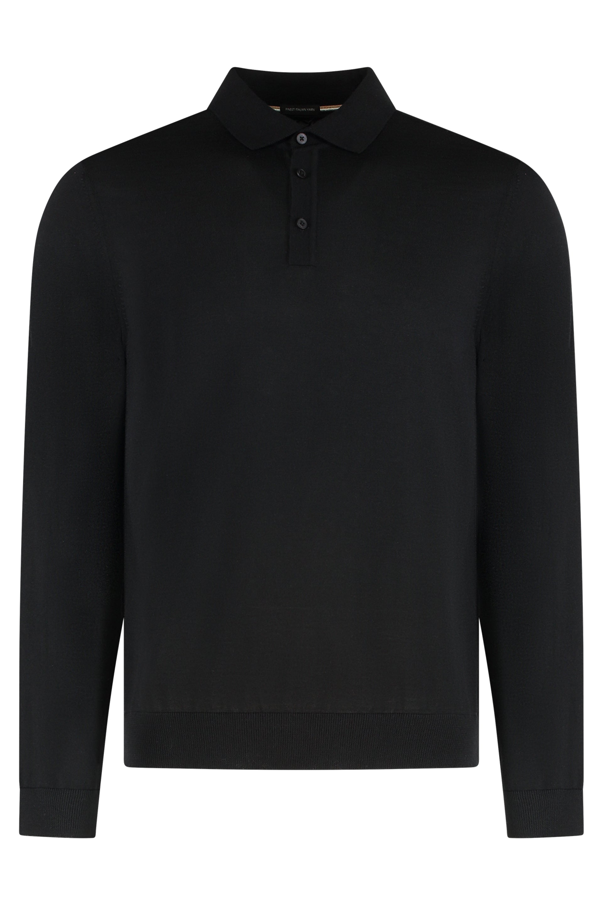 BOSS Knit Virgin Wool Polo Shirt