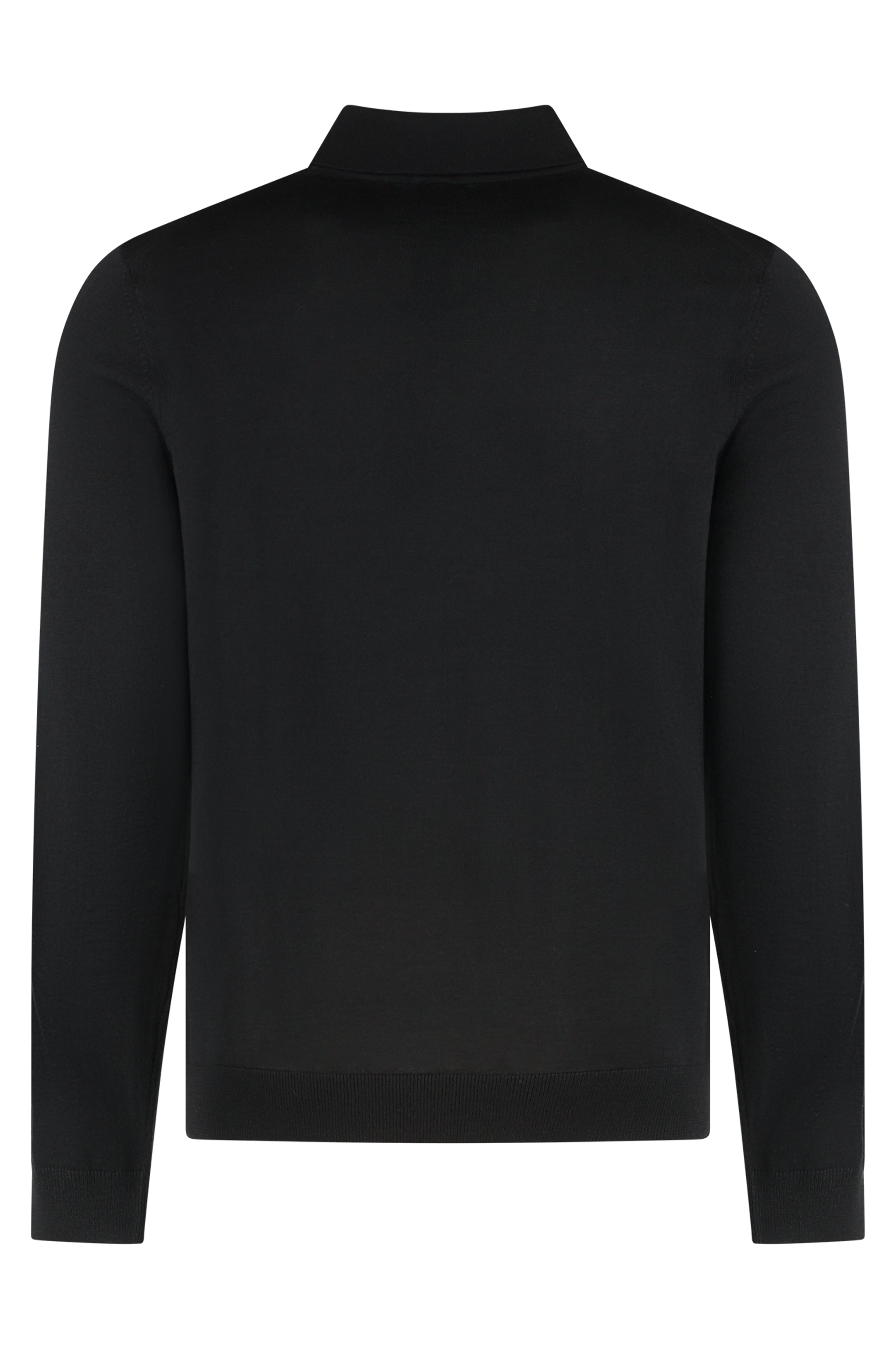 BOSS Knit Virgin Wool Polo Shirt