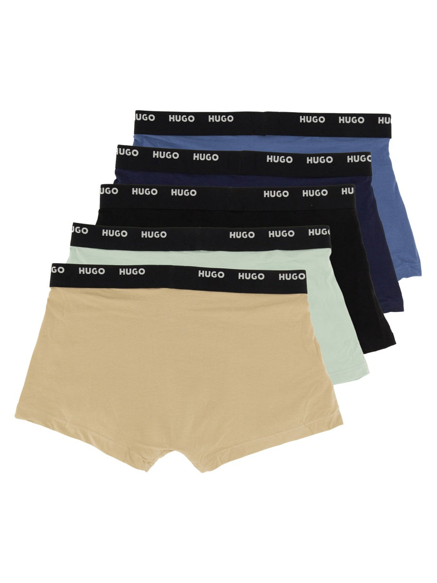 HUGO Pack of Five Men's Boxer Shorts