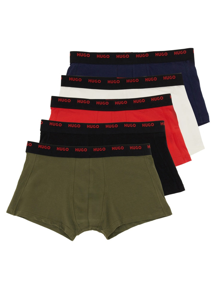 HUGO Pack of Five Men's Boxer Shorts